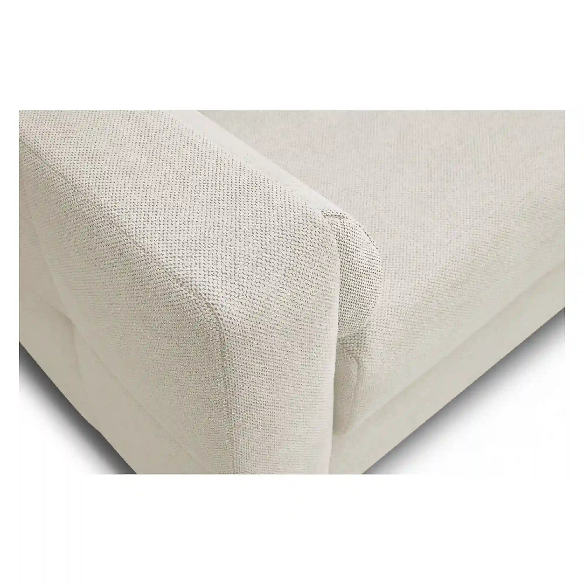 Canapea extensibila MONA, stofa catifelata bej - Curio 09, 230x92x94 cm