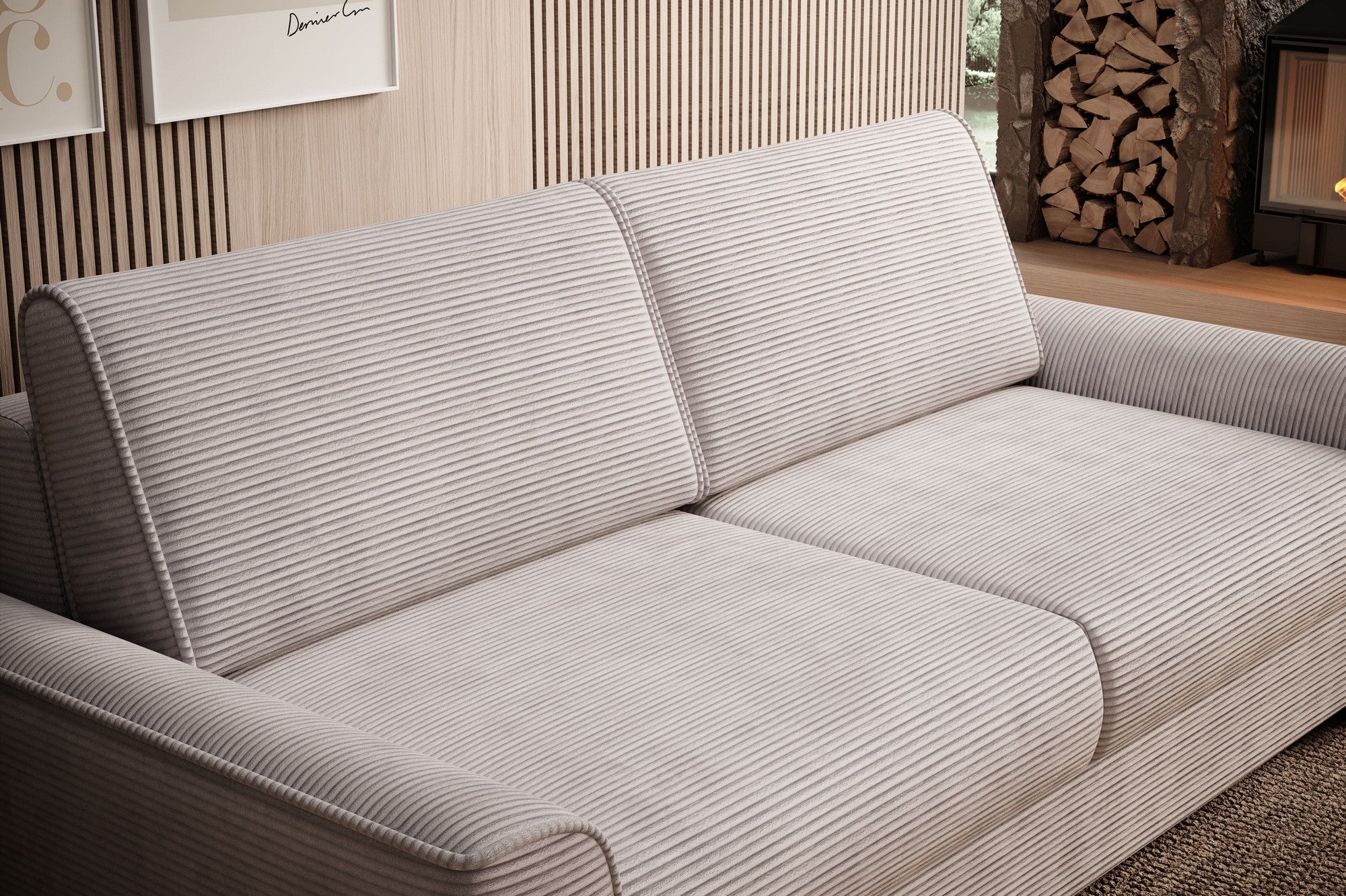 Canapea extensibila MONZA 160, personalizabil materiale Gama Premium, 220x98x84 cm