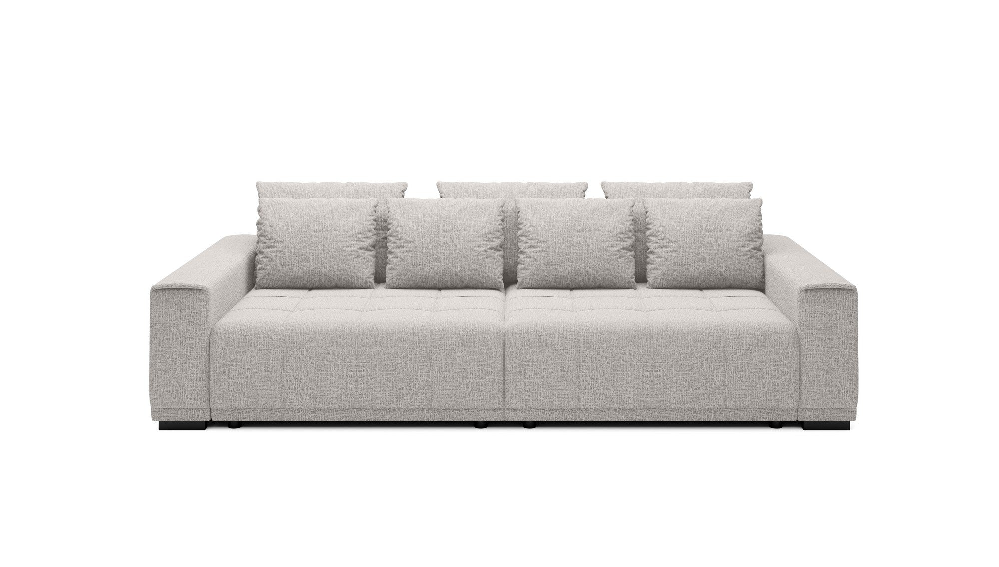 Canapea extensibila MOTTA, stofa catifelata albastru inchis - Vogue 13, Gama Premium, cu spatiu depozitare, 278x130x83 cm