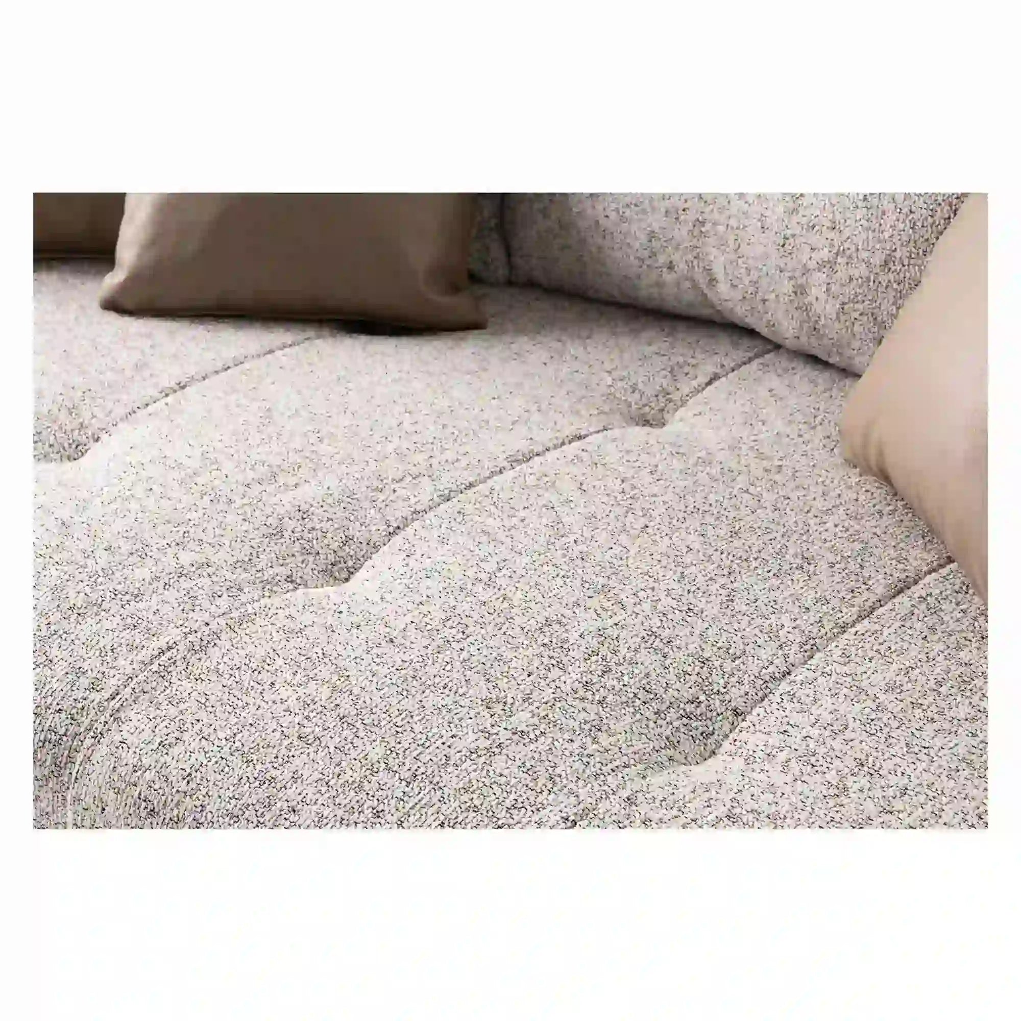 Canapea extensibila ROYAL IV, stofa bej deschis - Puente 06, 247x116x96 cm