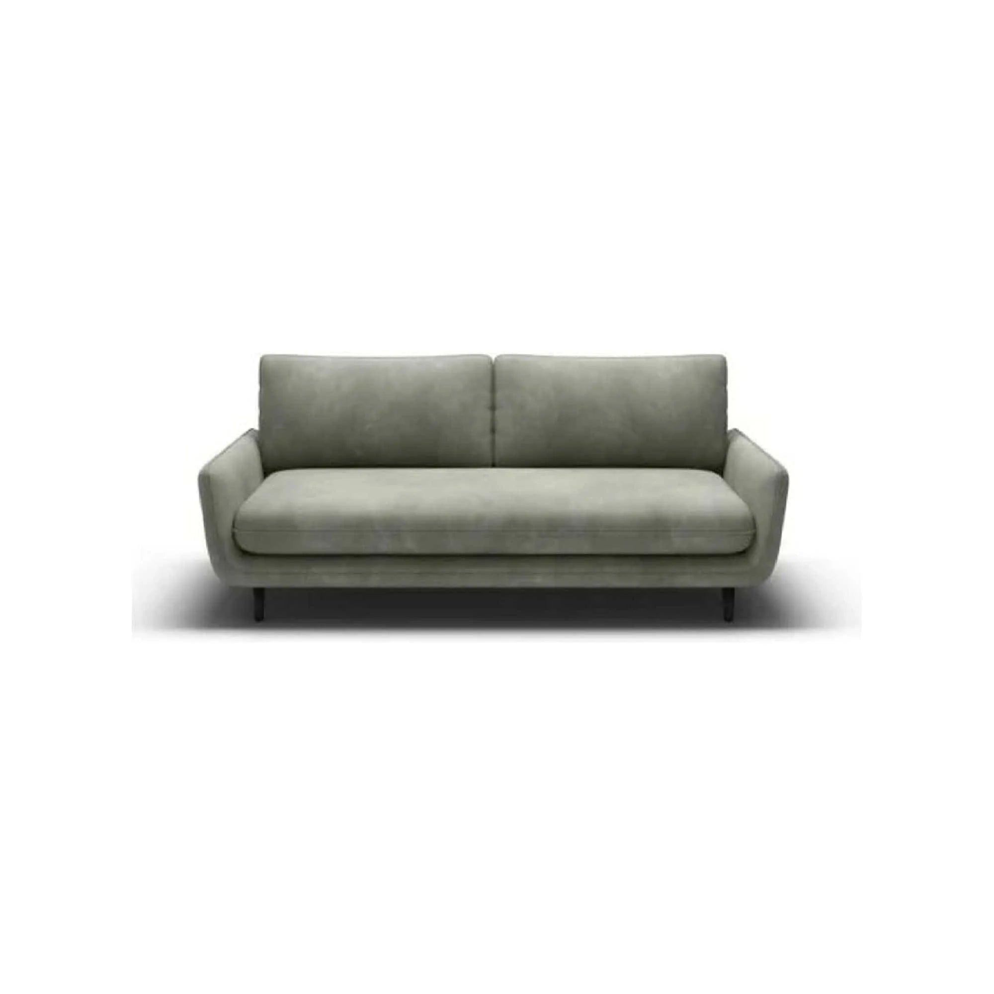 Canapea extensibila SOLANO, stofa catifelata maro deschis - Palladium 4, Gama Premium, cu lada depozitare, 230x107x85/73 cm