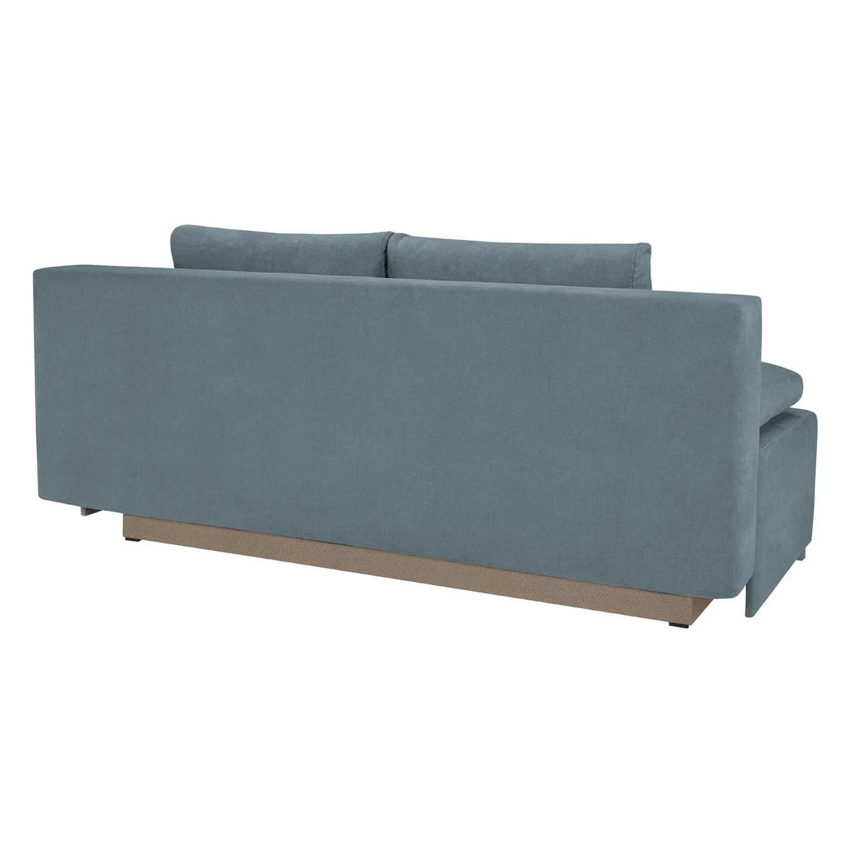 Canapea extensibila STREET IV, stofa catifelata albastru - Wind 76, 197x98x95 cm