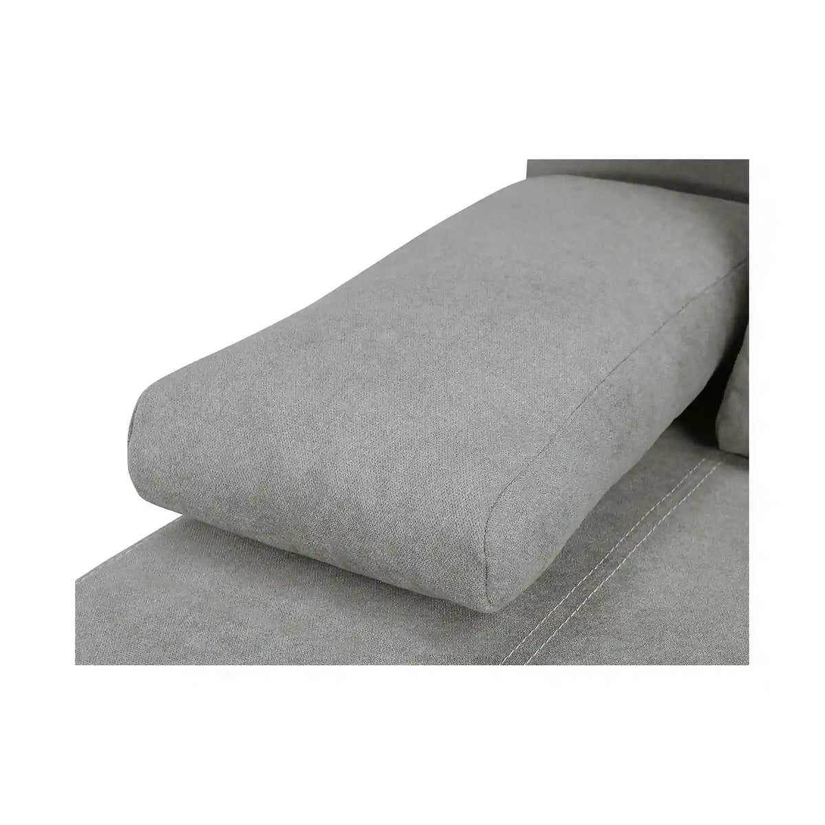 Canapea extensibila STREET IV, stofa catifelata gri - Enjoy new 21, 197x98x95 cm