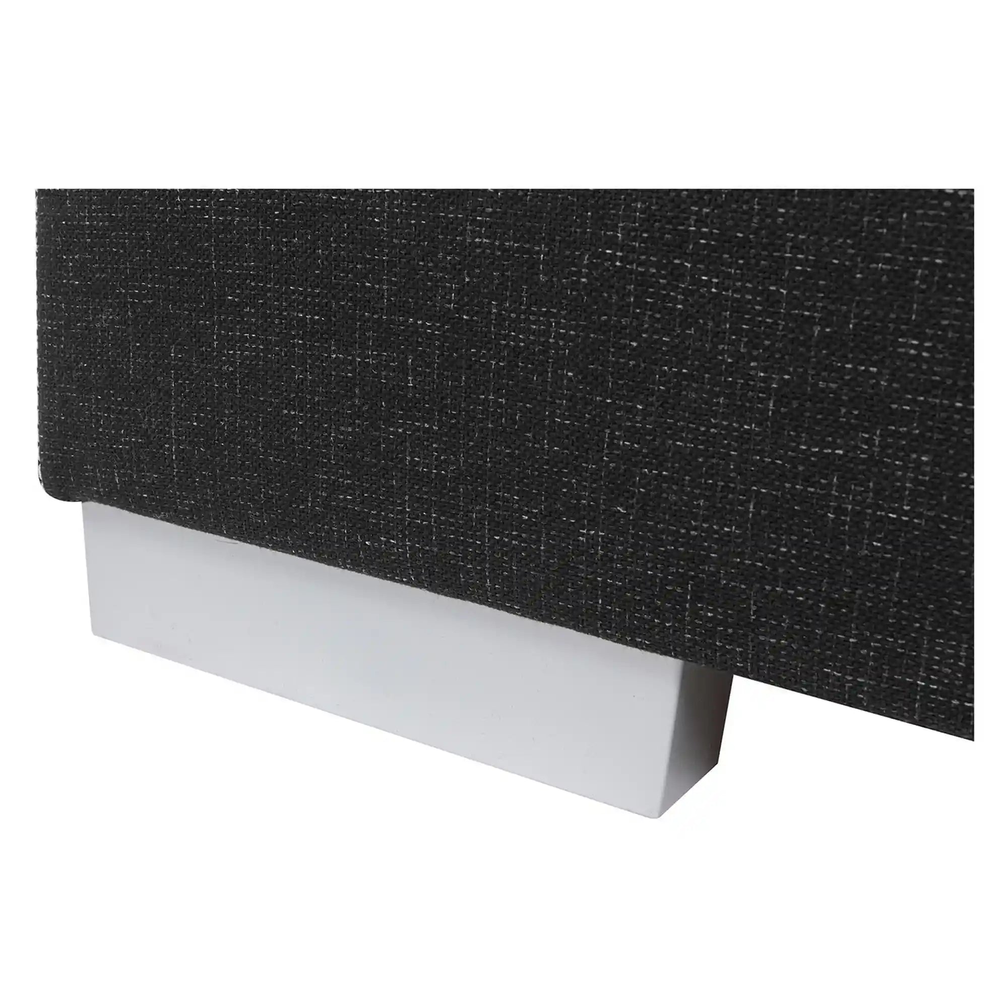 Canapea extensibila STREET IV, stofa catifelata negru - Denver 21, 197x98x95 cm