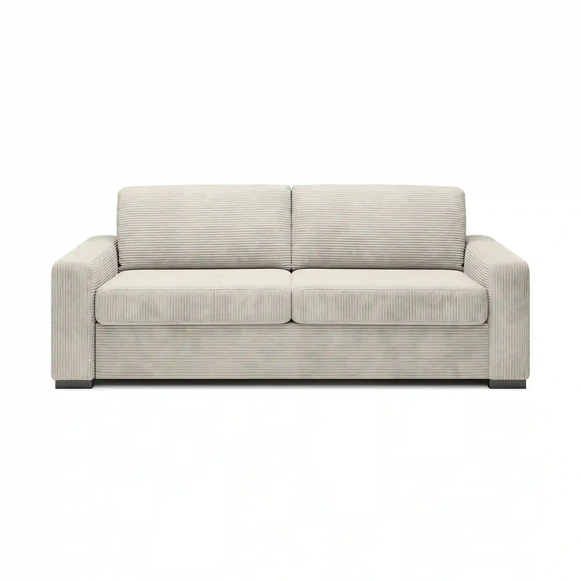 Canapea extensibila VANILLA 160, stofa catifelata maro - Whisper 5, Gama Premium, 220x98x87 cm