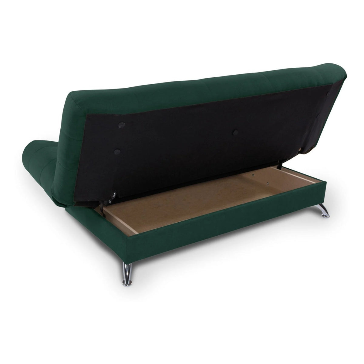 Canapea extensibila VIOLA, stofa verde - Elia 39, 192x89x48 cm