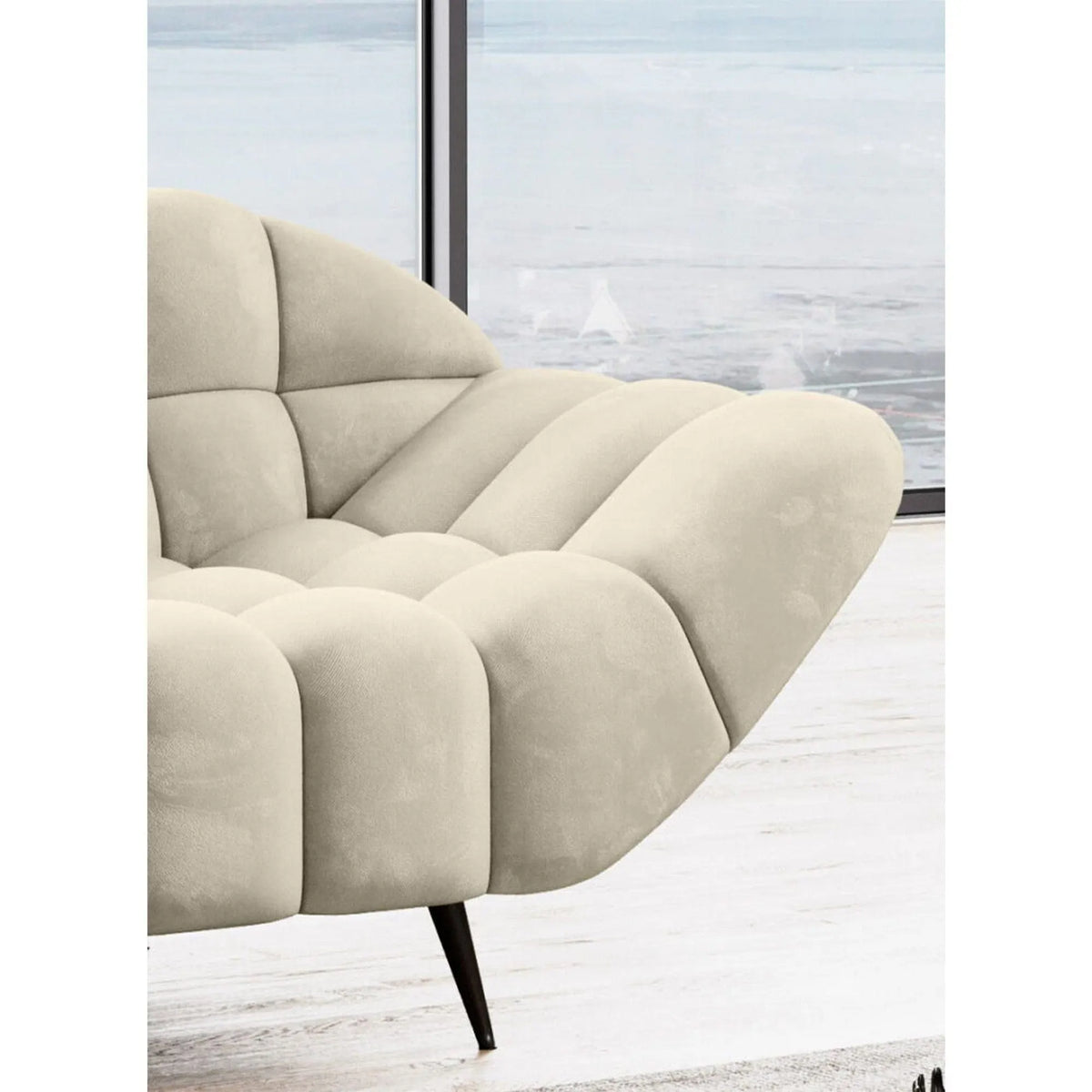 Canapea fixa GAPPA 3, personalizabil materiale gama Oferta Avantaj, 222x94x82 cm