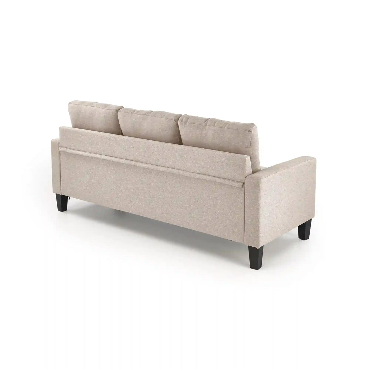Canapea GERSON, bej, stofa clasica/polipropilena, 180x130x80 cm