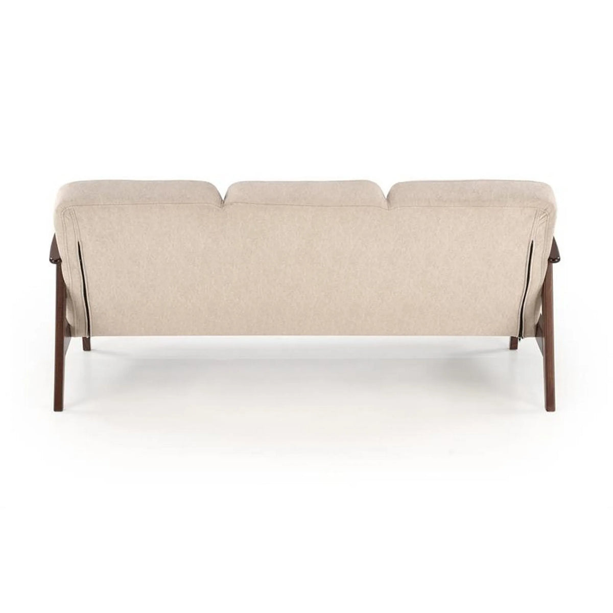 Canapea MILANO 3S, stofa catifelata bej - Castel 15, 175x77x77 cm