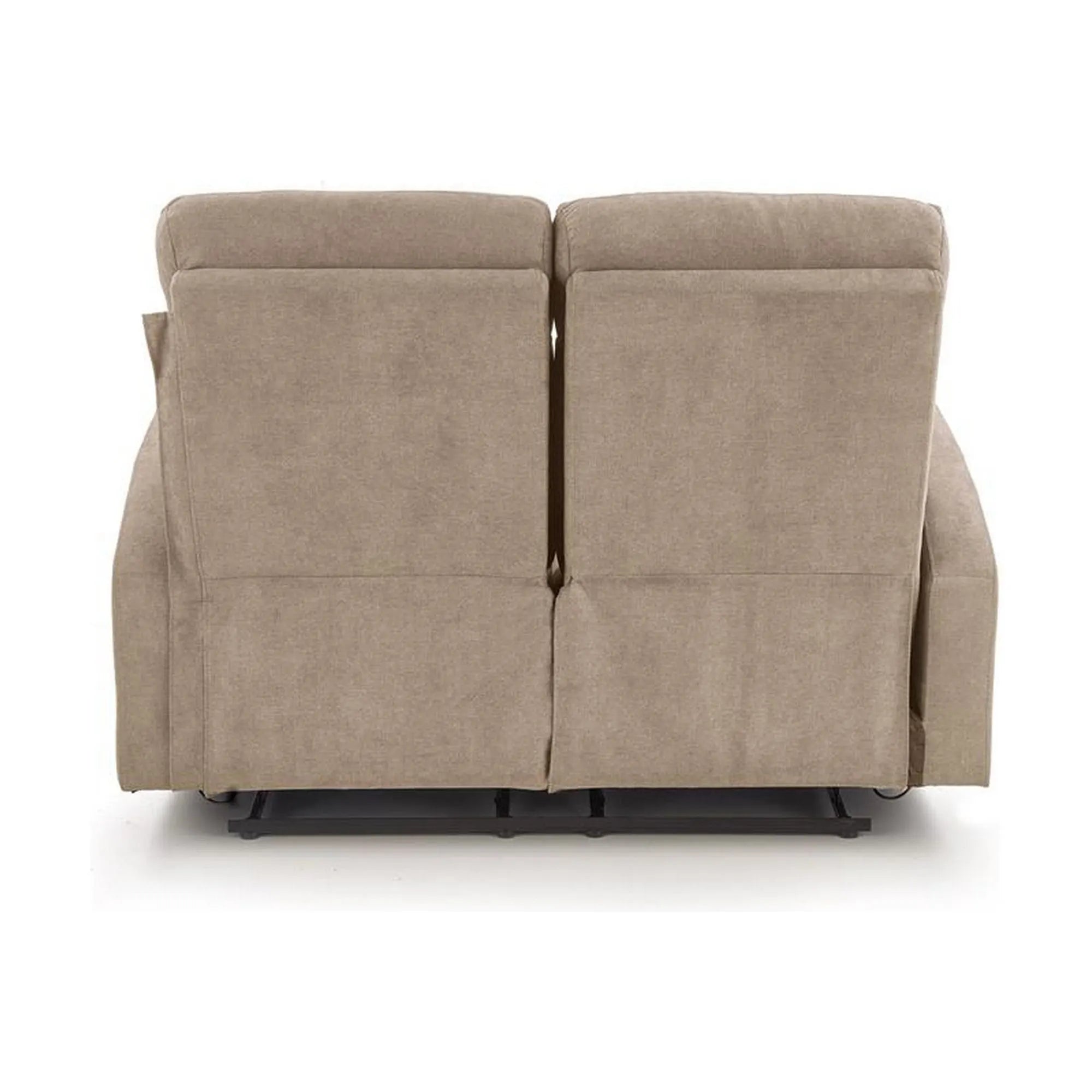 Canapea pliabila OSLO 2S, bej, stofa, 128x95/158x100 cm