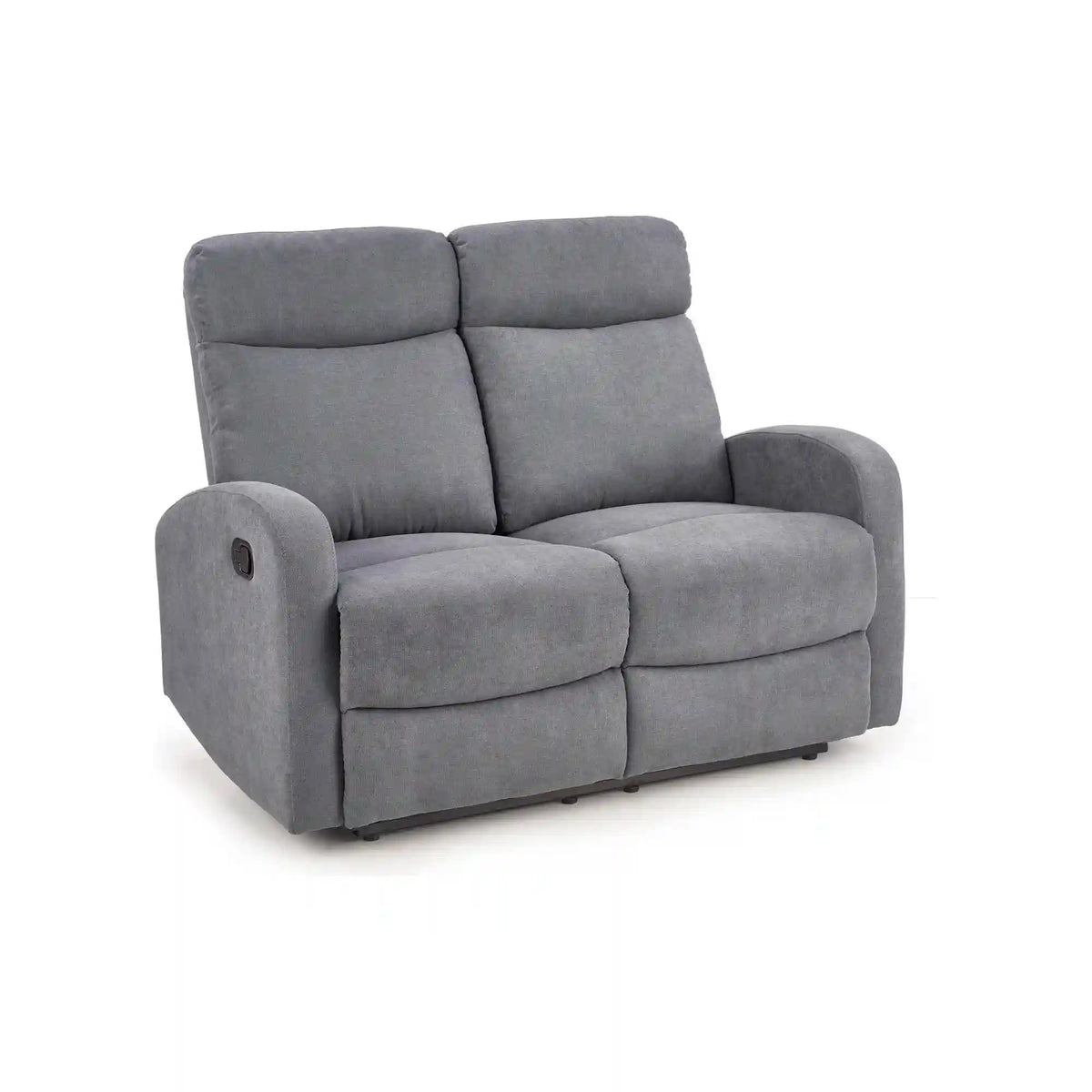 Canapea pliabila OSLO 2S, gri, stofa, 128x95/158x100/79 cm