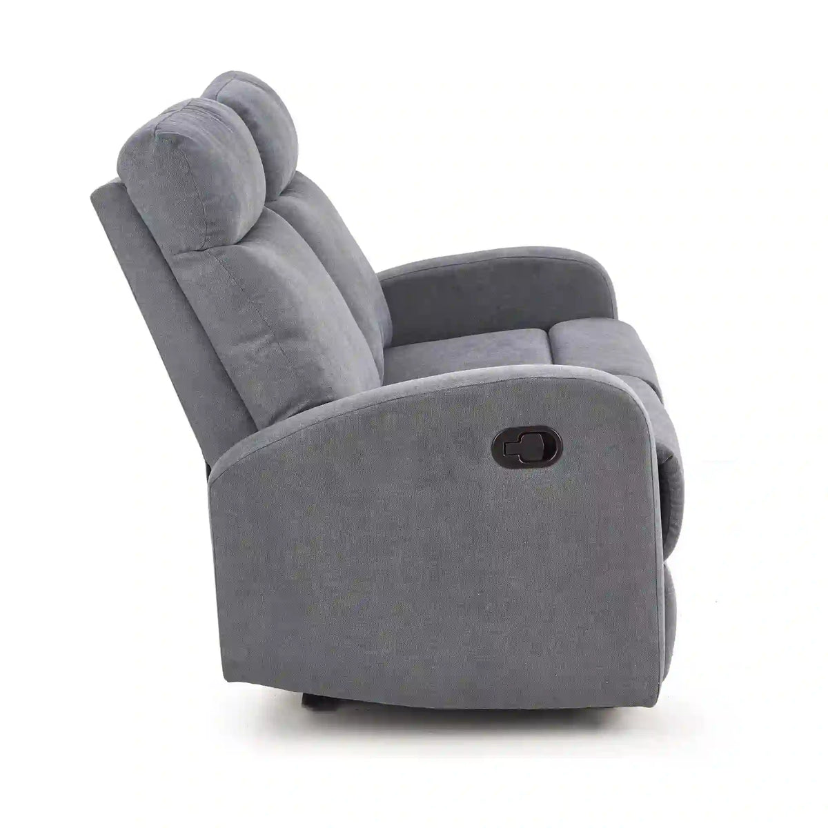 Canapea pliabila OSLO 2S, gri, stofa, 128x95/158x100/79 cm