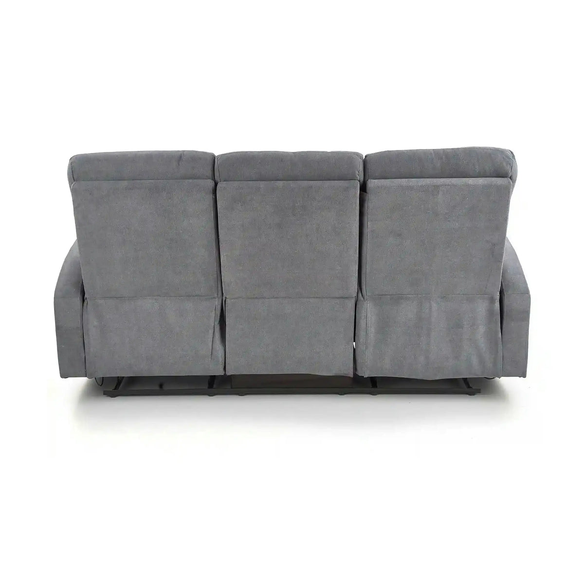Canapea pliabila OSLO 3S, gri inchis, stofa, 180x95/158x100 cm