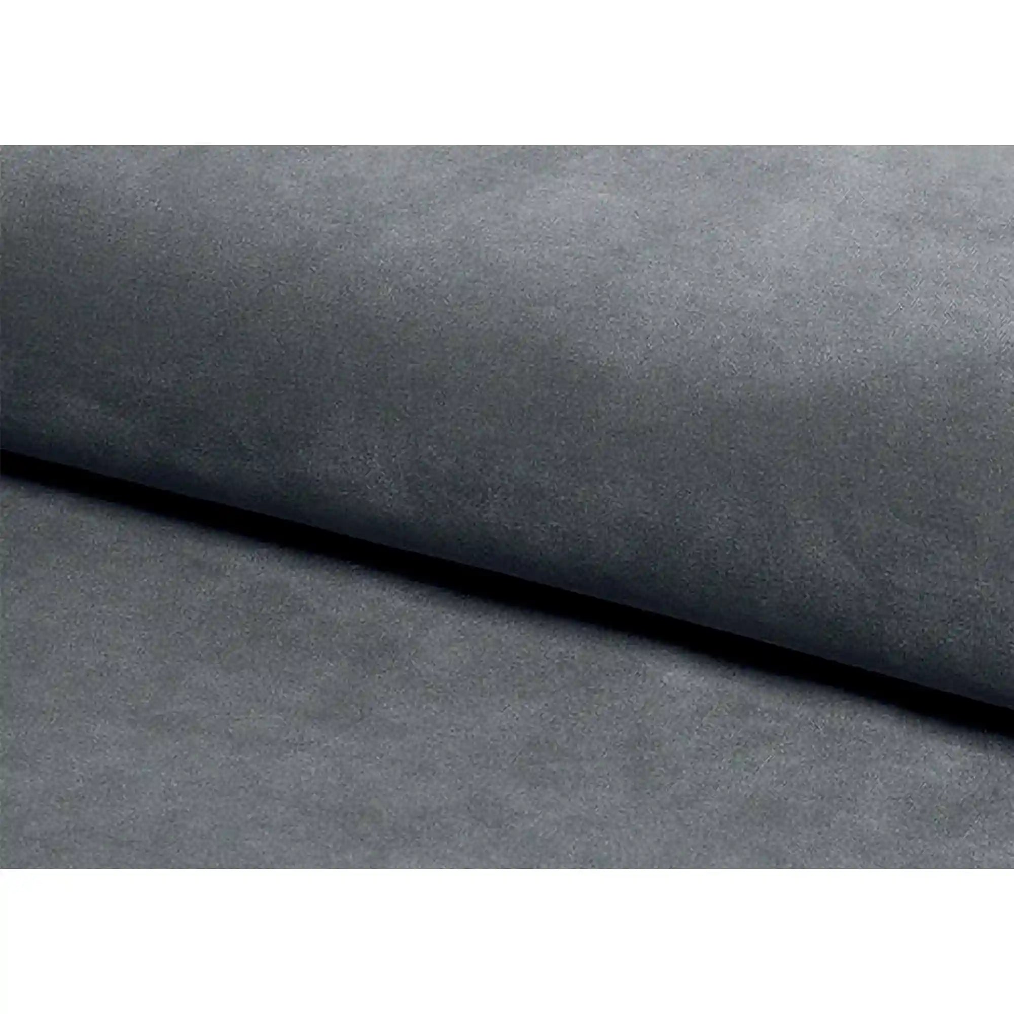 Canapea SPENCER 2, gri, stofa catifelata/metal, 136x94x101 cm