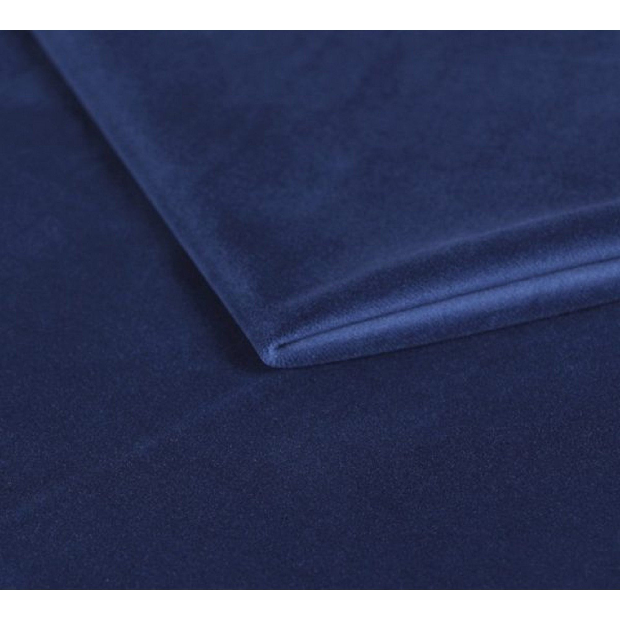 Canapea TIGA, stofa catifelata albastru inchis - Riviera 81, Gama Premium, reglaj electric, 4 locuri, 302x136x72/88 cm