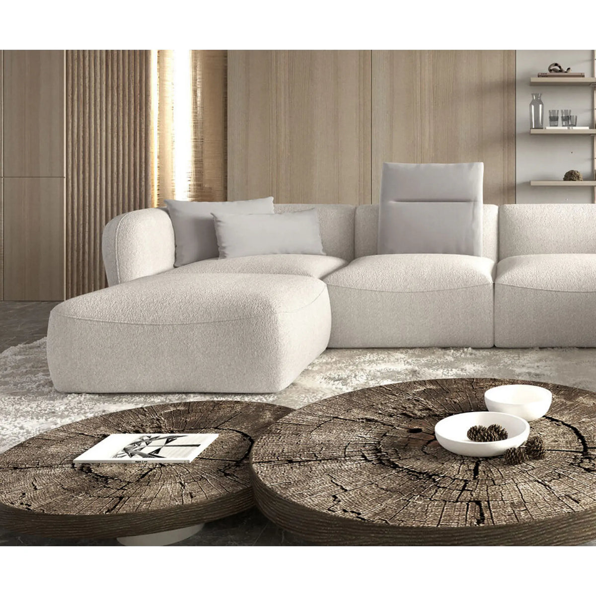 Coltar CANDELO XL B, personalizabil materiale gama Oferta Avantaj, 382x236x75 cm
