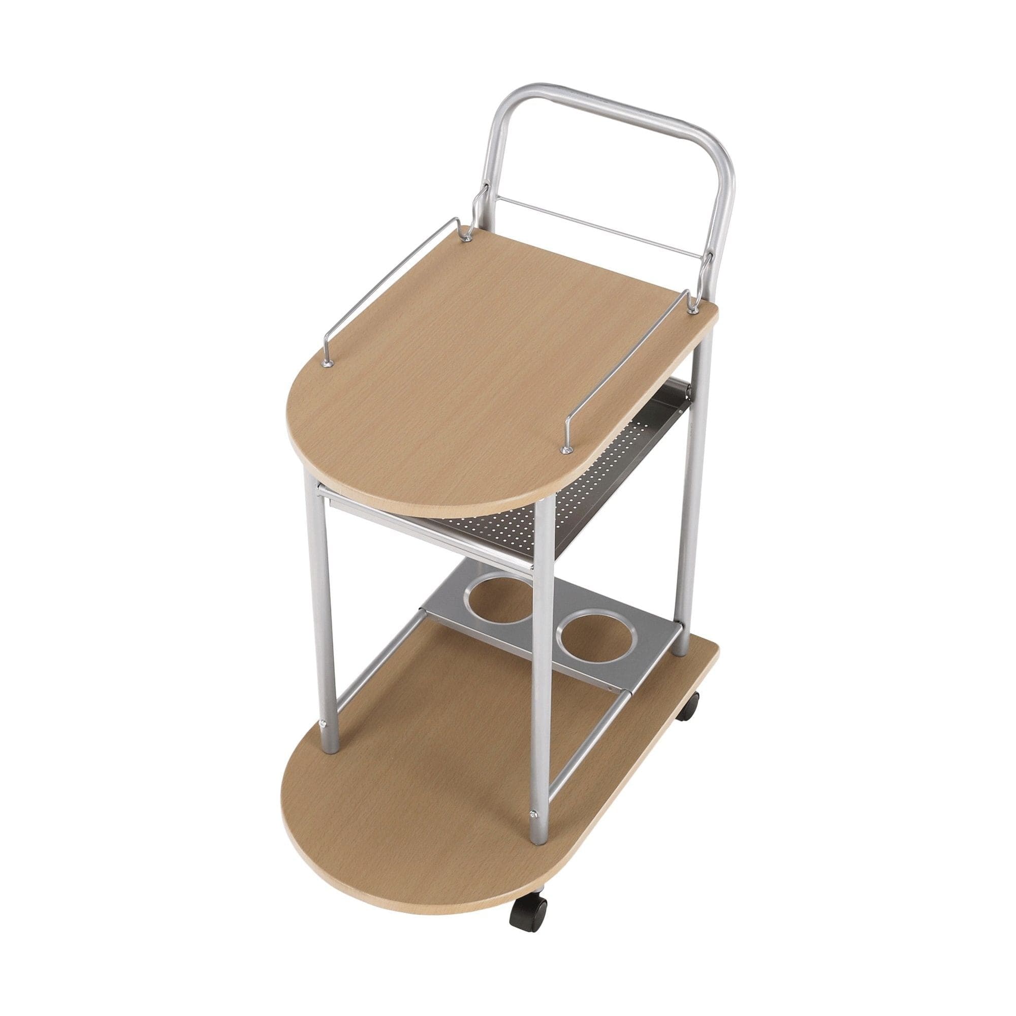 Carucior servire LIMA, fag/argintiu, 60x38x84 cm