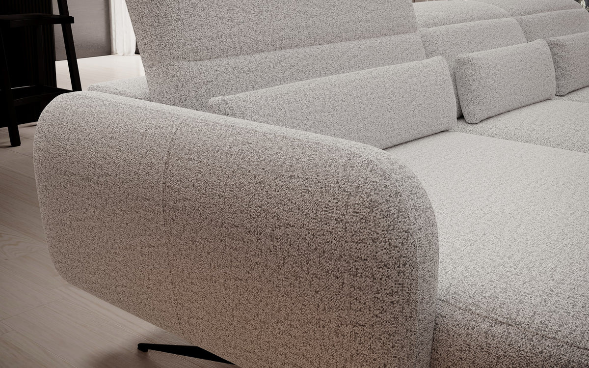 Coltar BARILLO S, personalizabil materiale gama Oferta Avantaj, cu reglaj electric si tetiere reglabile, 261x170x97 cm