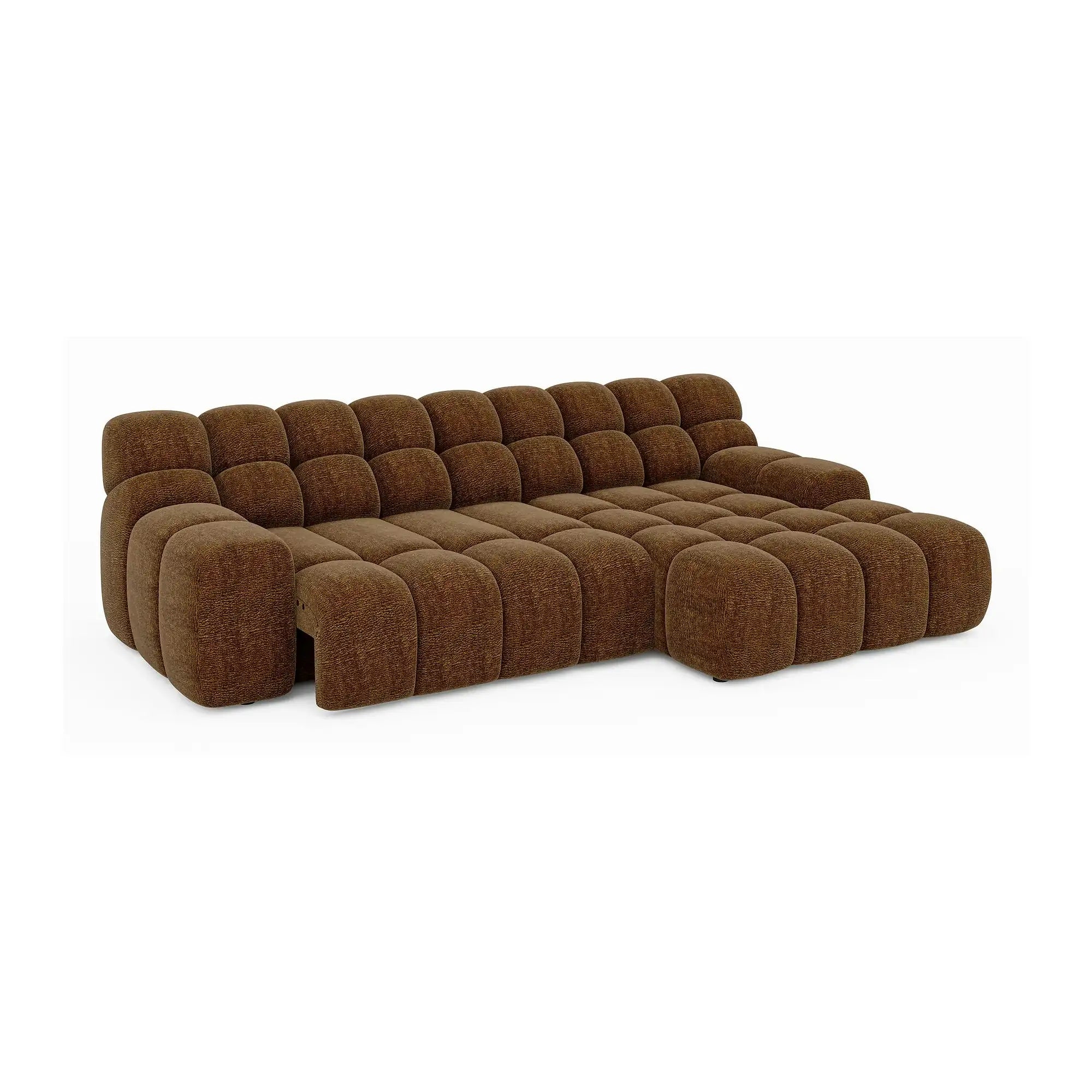 Coltar CAMPILE, personalizabil, cu reglaj electric, 297x180x85 cm