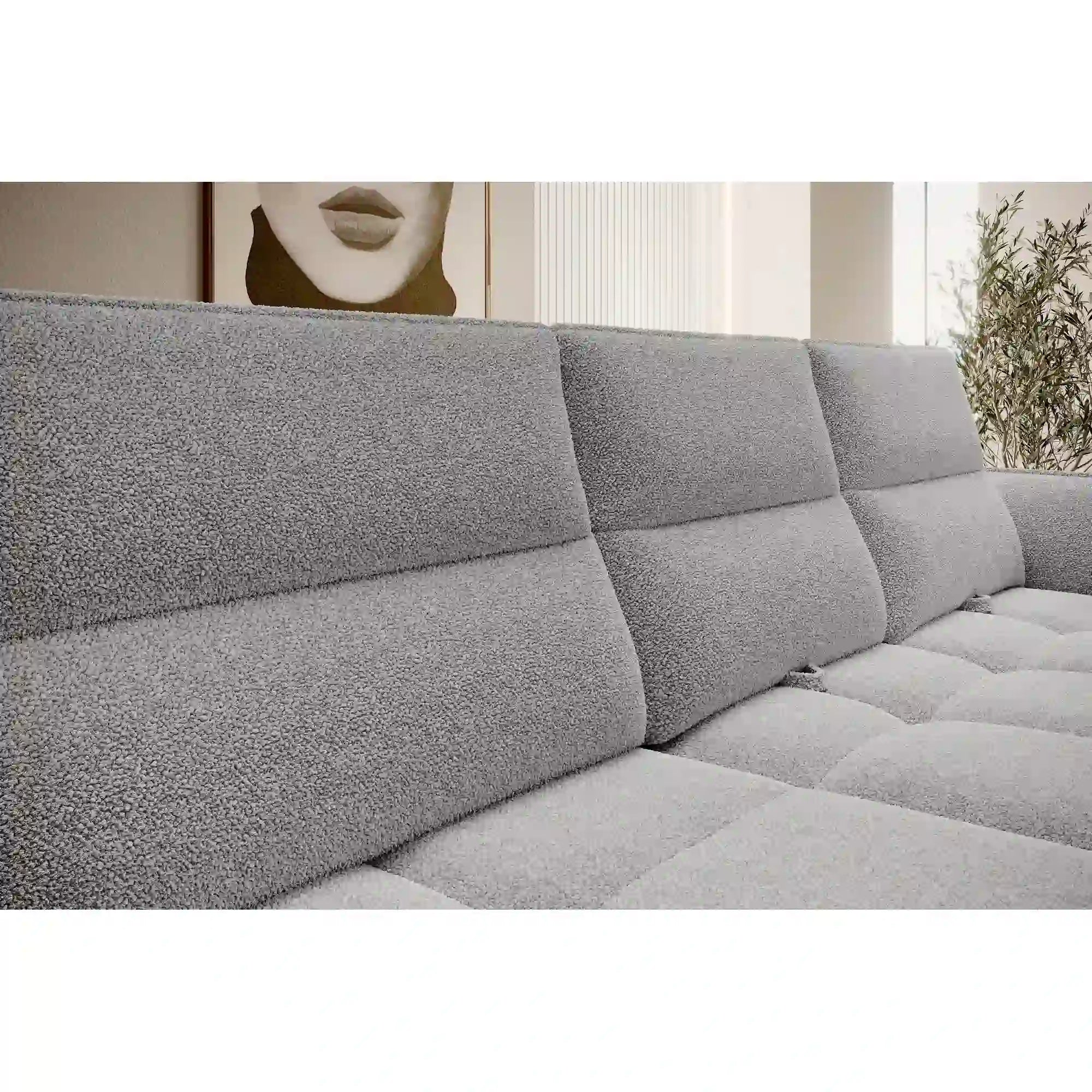 Coltar CAMPINA MINI, personalizabil materiale Gama Premium, cu reglaj electric, 288x170x97 cm