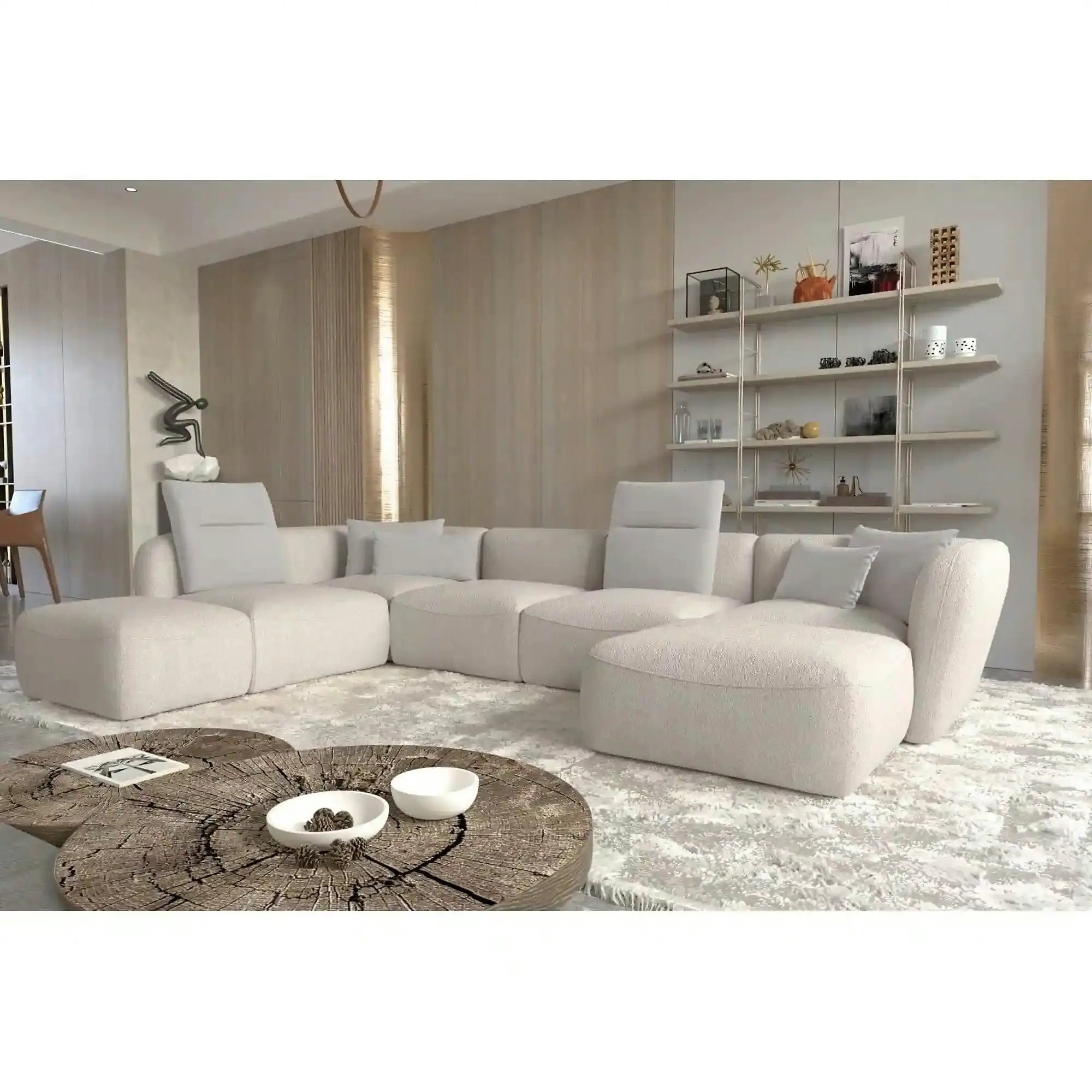 Coltar CANDELO XL B, personalizabil, 382x236x75 cm