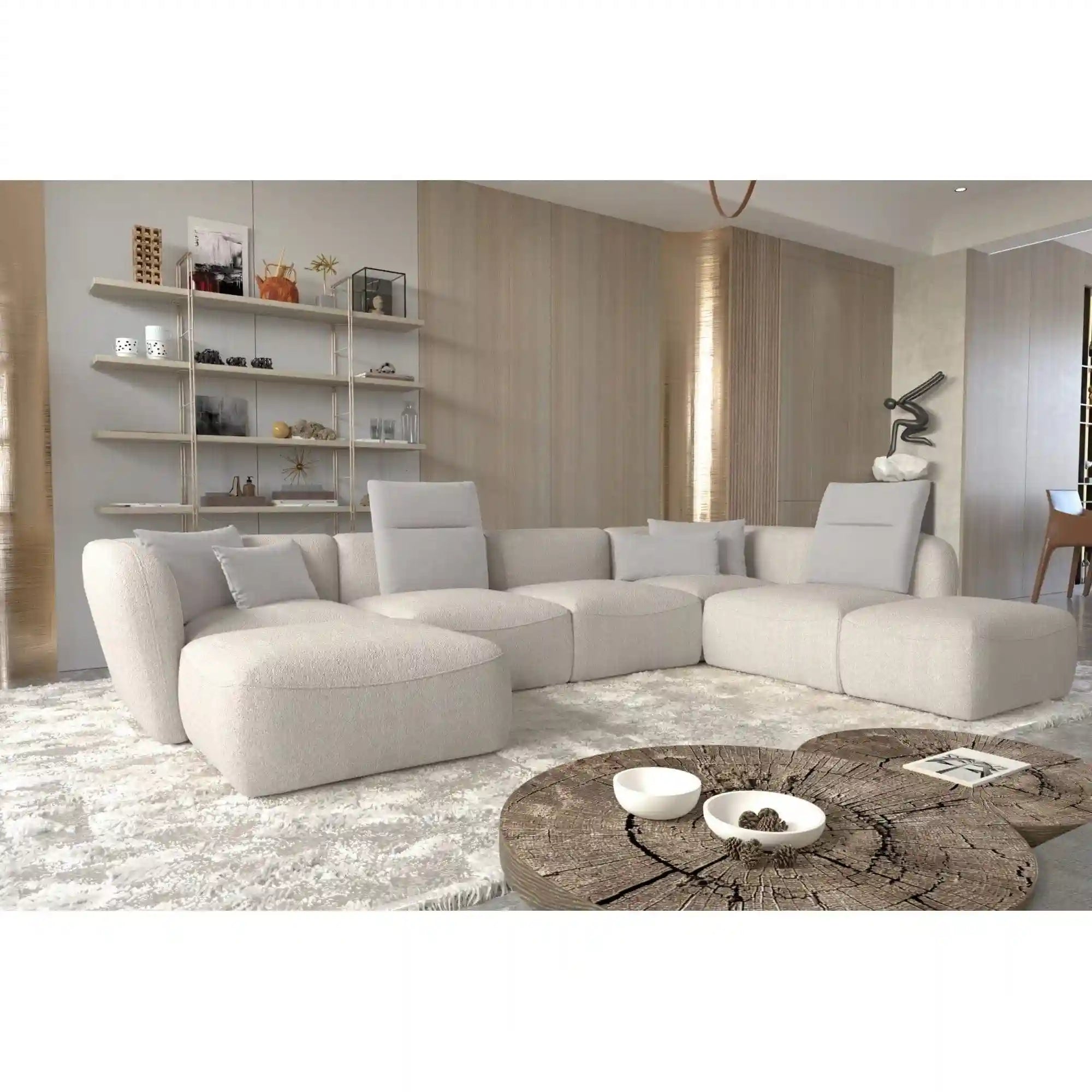 Coltar CANDELO XL B, personalizabil materiale gama Oferta Avantaj, 382x236x75 cm