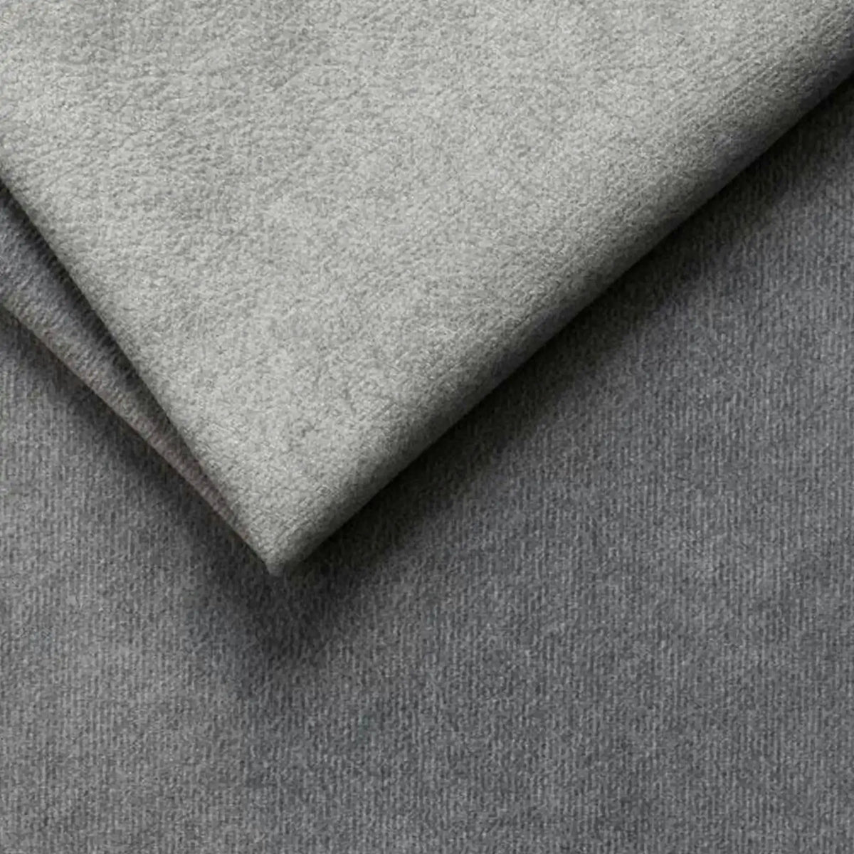 Coltar extensibil 160x200 VANILLA CORNER, sezlong dreapta, stofa catifelata gri - Salvador 14, cu lada depozitare, 303x173x87 cm