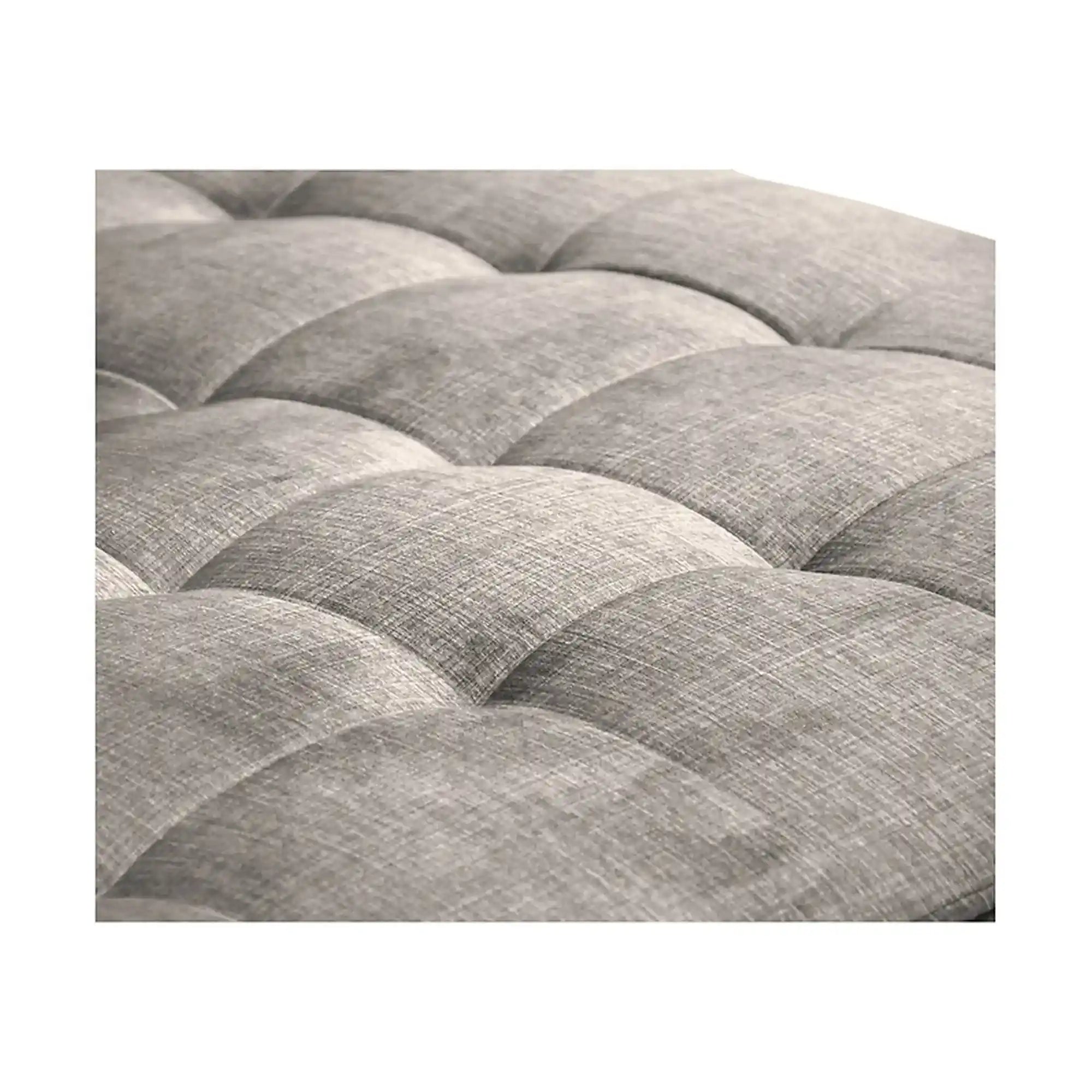 Coltar extensibil ARAGON, sezlong dreapta, stofa catifelata bej - Voss 28, cu lada depozitare, 270x230x150 cm