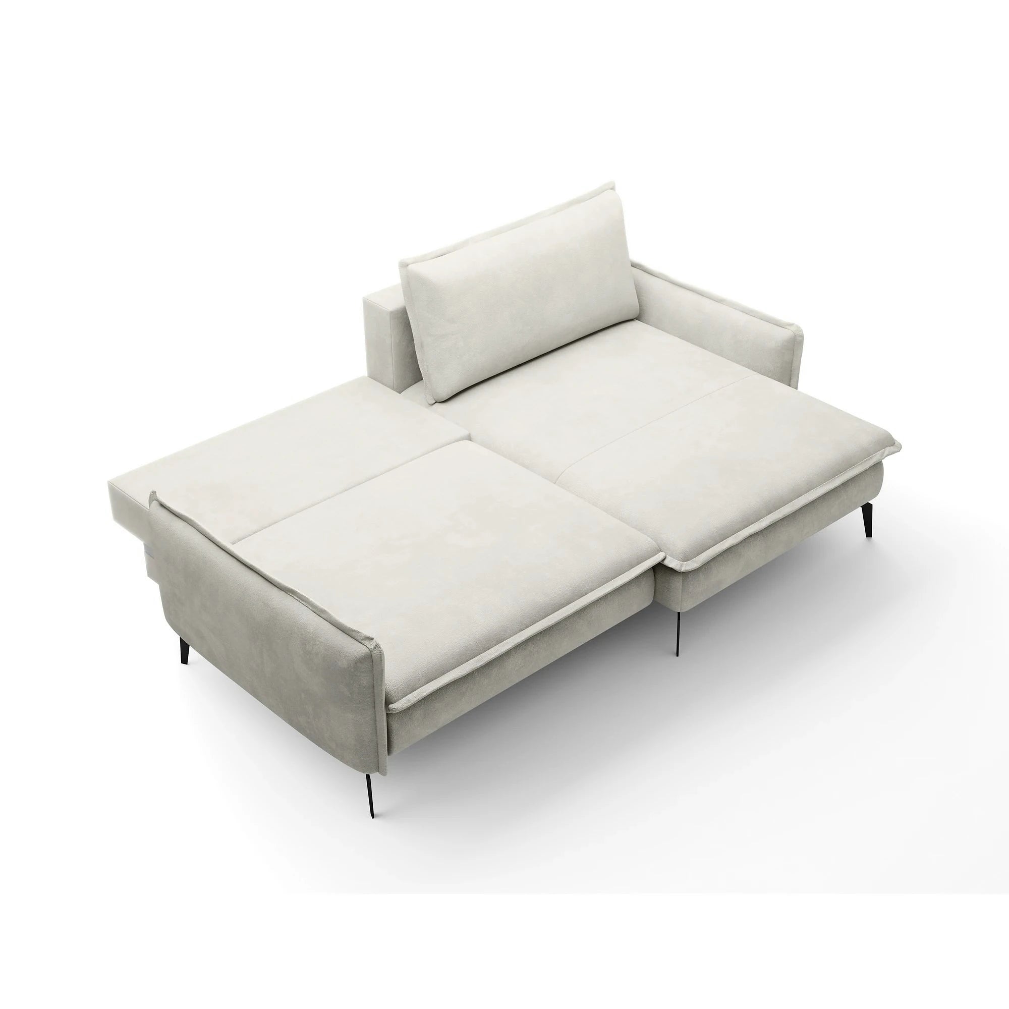 Coltar extensibil GLOSSY, personalizabil, cu lada depozitare, 226x162x88 cm