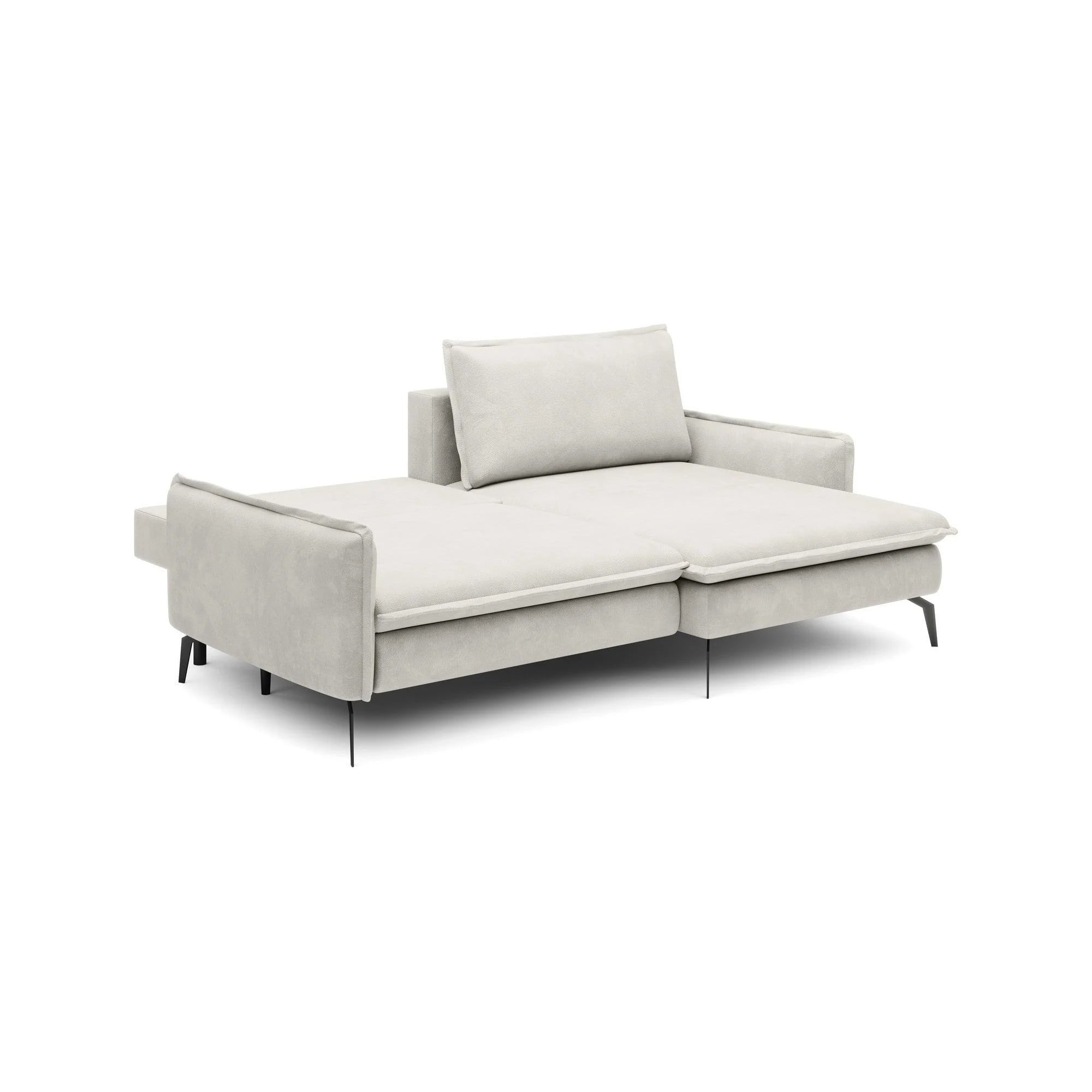 Coltar extensibil GLOSSY, personalizabil materiale gama Oferta Avantaj, cu lada depozitare, 226x162x88 cm