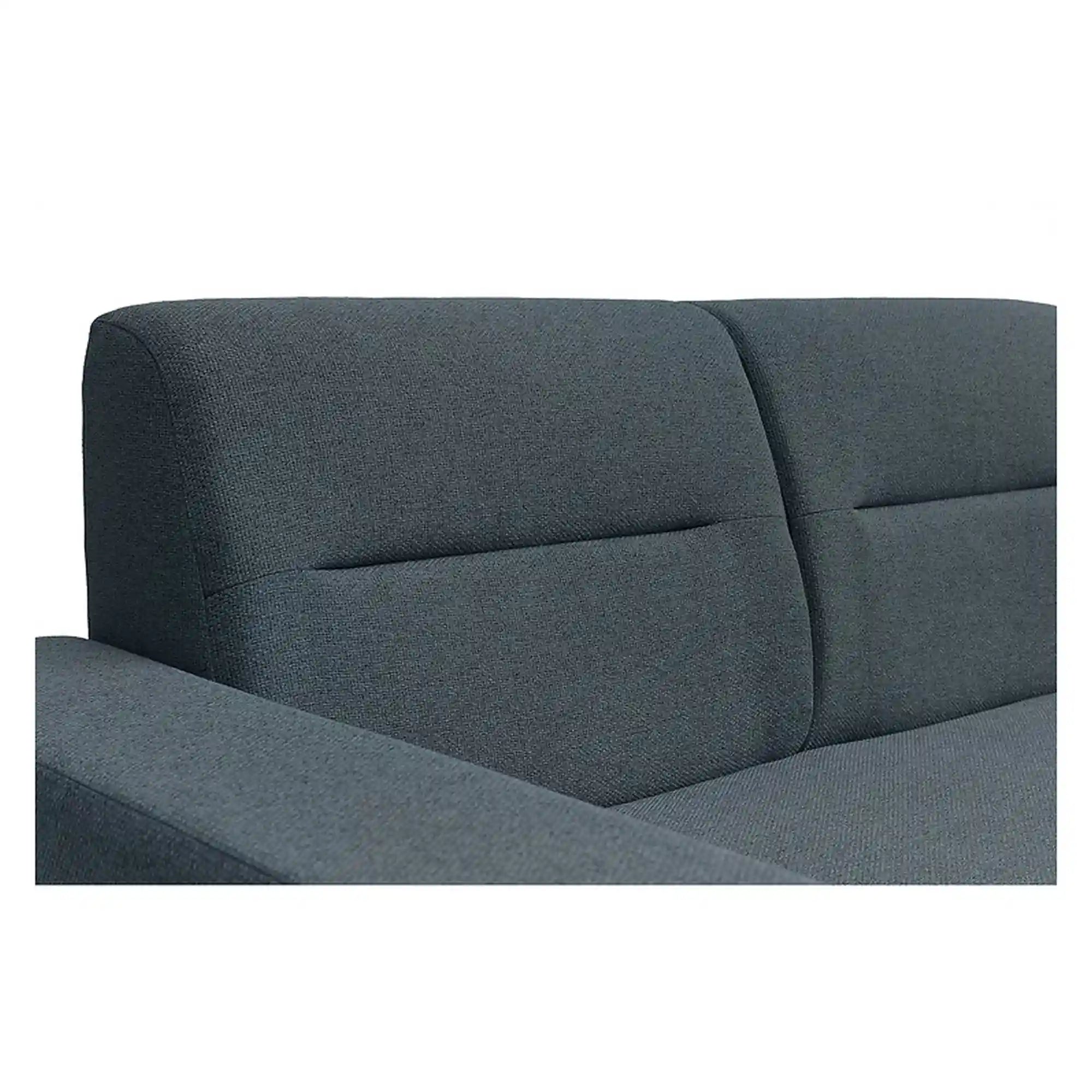 Coltar extensibil KIERTEN, universal, stofa clasica gri inchis- Opium 98, cu lada depozitare, 248x162x84 cm