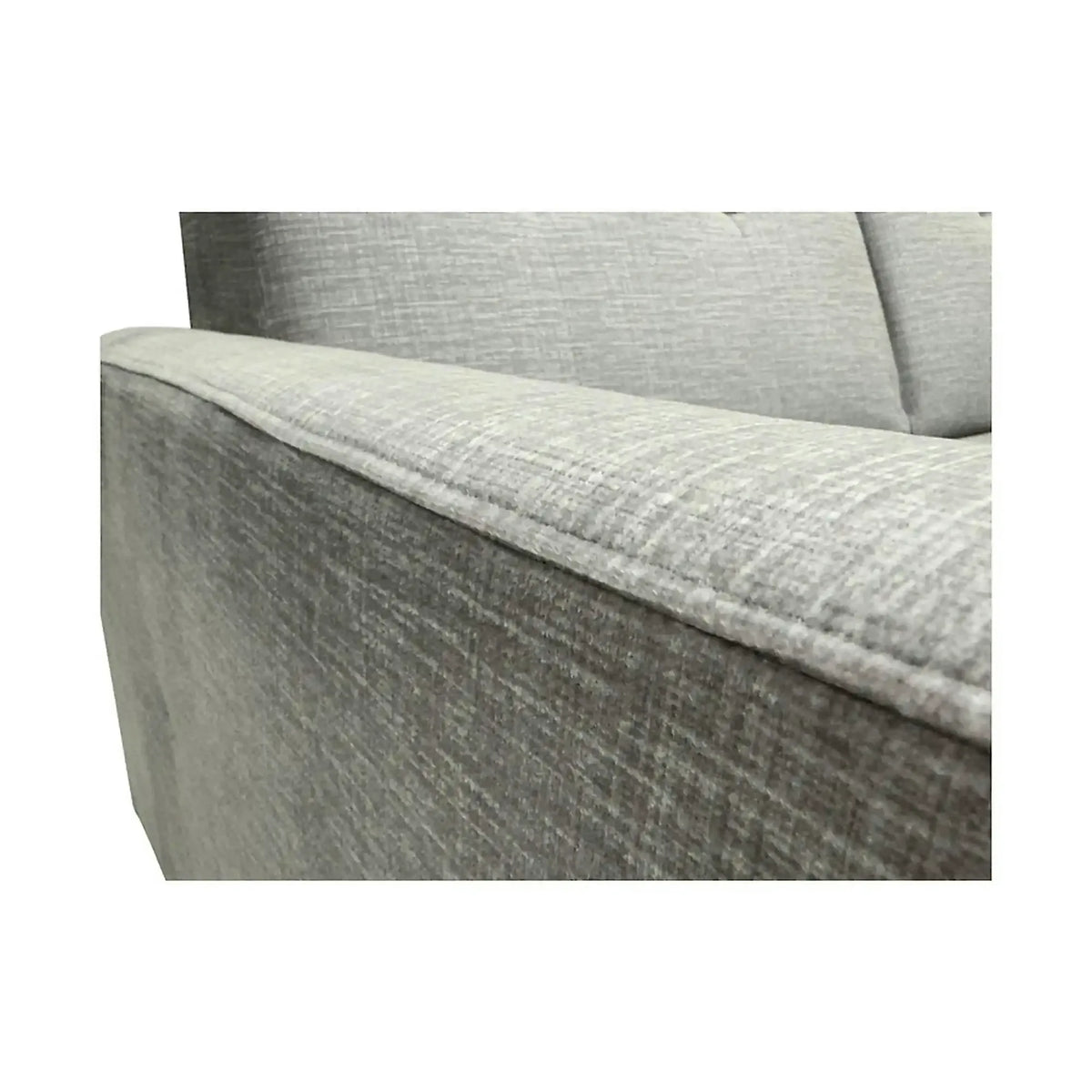 Coltar extensibil LARS, universal, stofa catifelata gri - Voss 07, cu lada depozitare, 223x161x83 cm