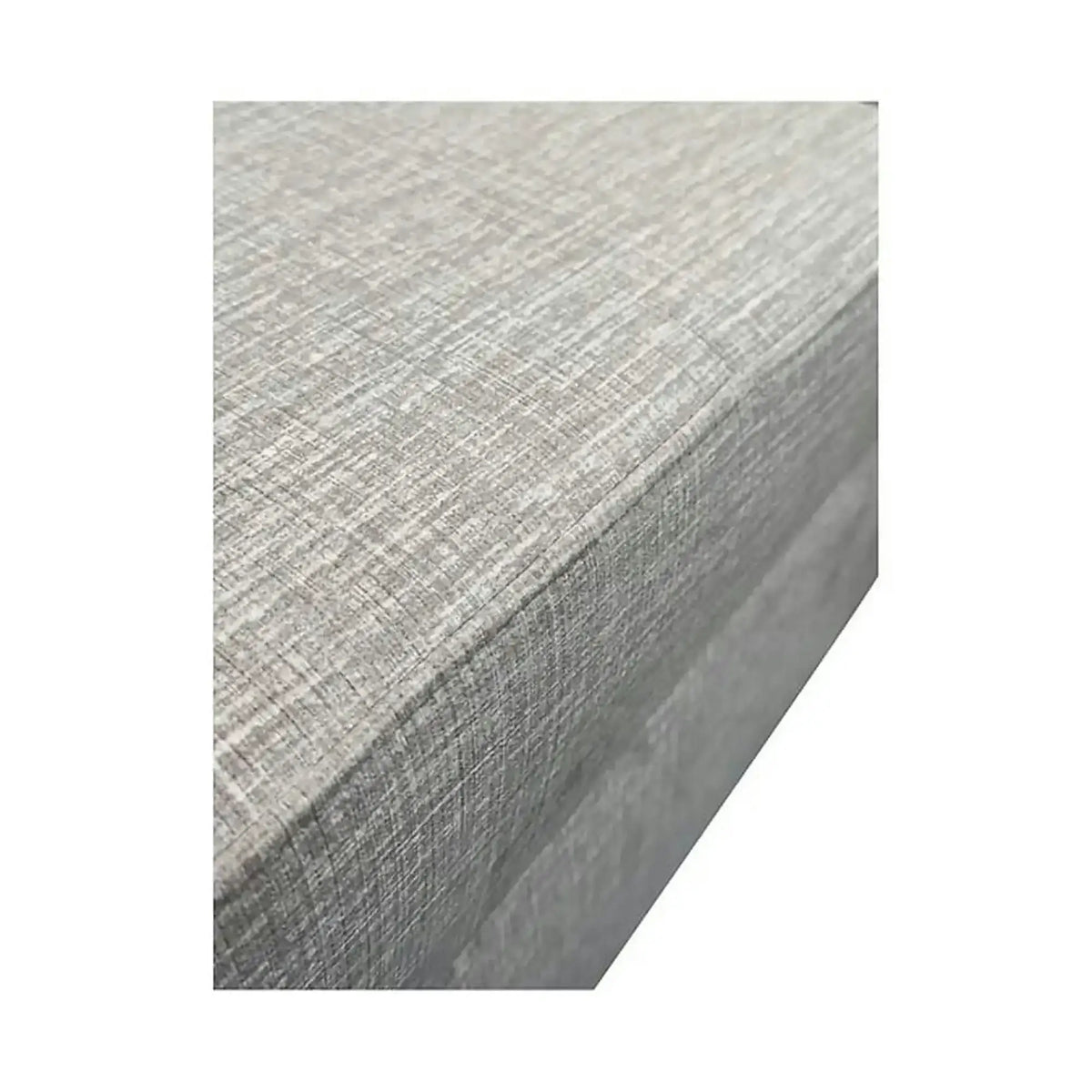 Coltar extensibil LARS, universal, stofa catifelata gri - Voss 07, cu lada depozitare, 223x161x83 cm