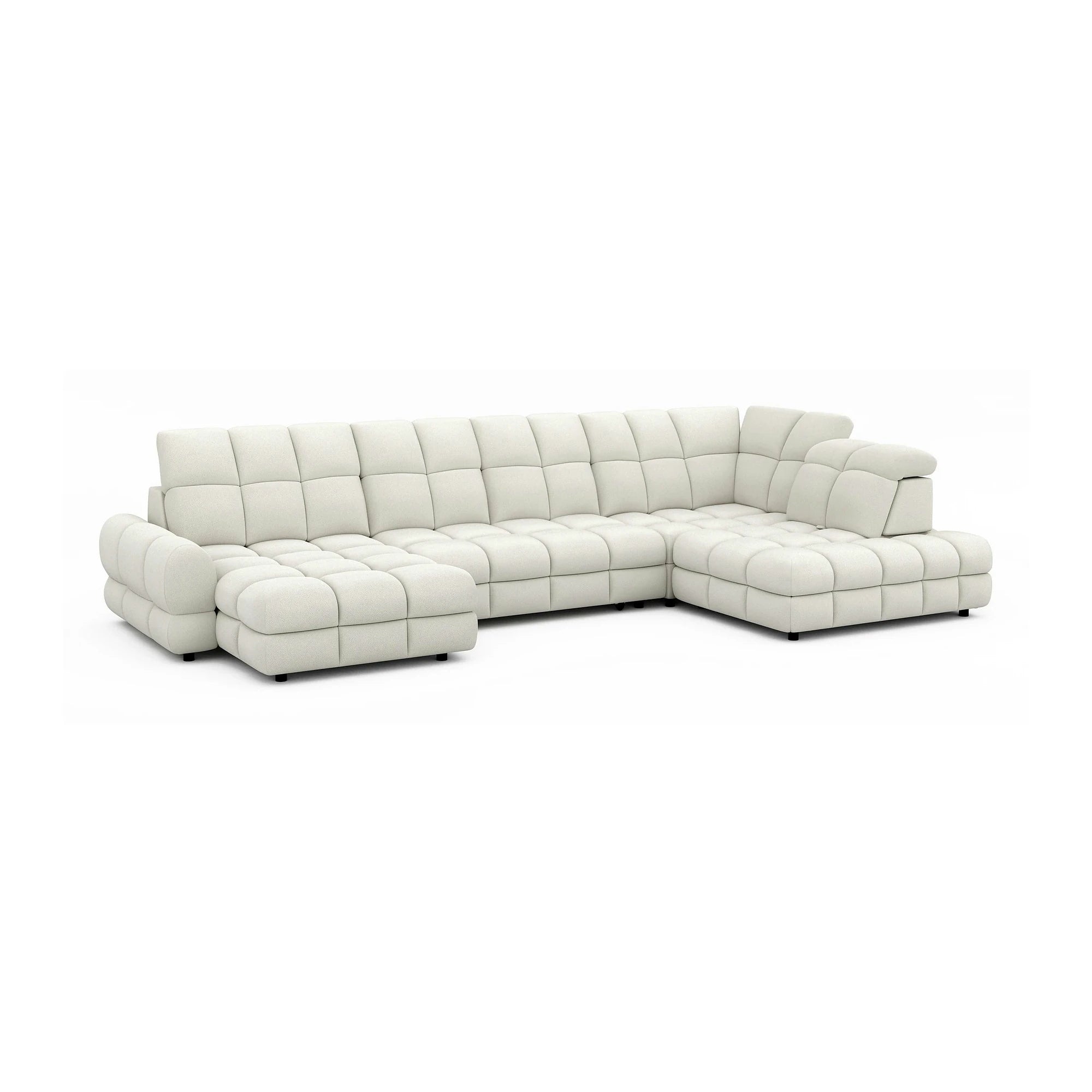 Coltar extensibil TOLLO XL , personalizabil, cu lada depozitare si reglaj electric, 400x220x106 cm