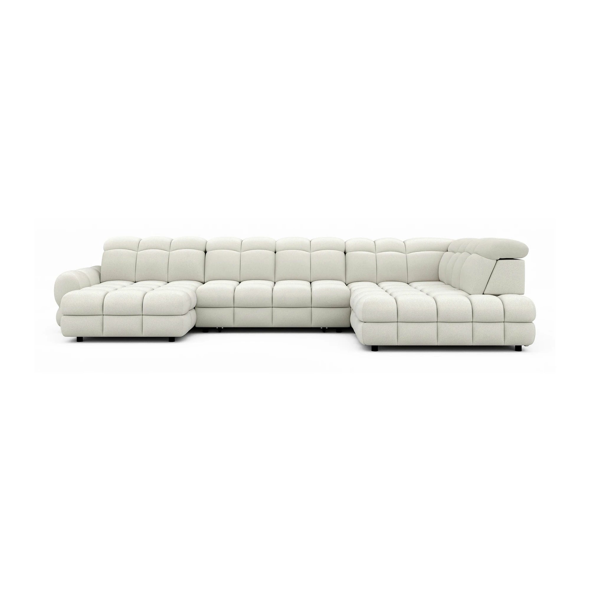 Coltar extensibil TOLLO XL , personalizabil, cu lada depozitare si reglaj electric, 400x220x106 cm