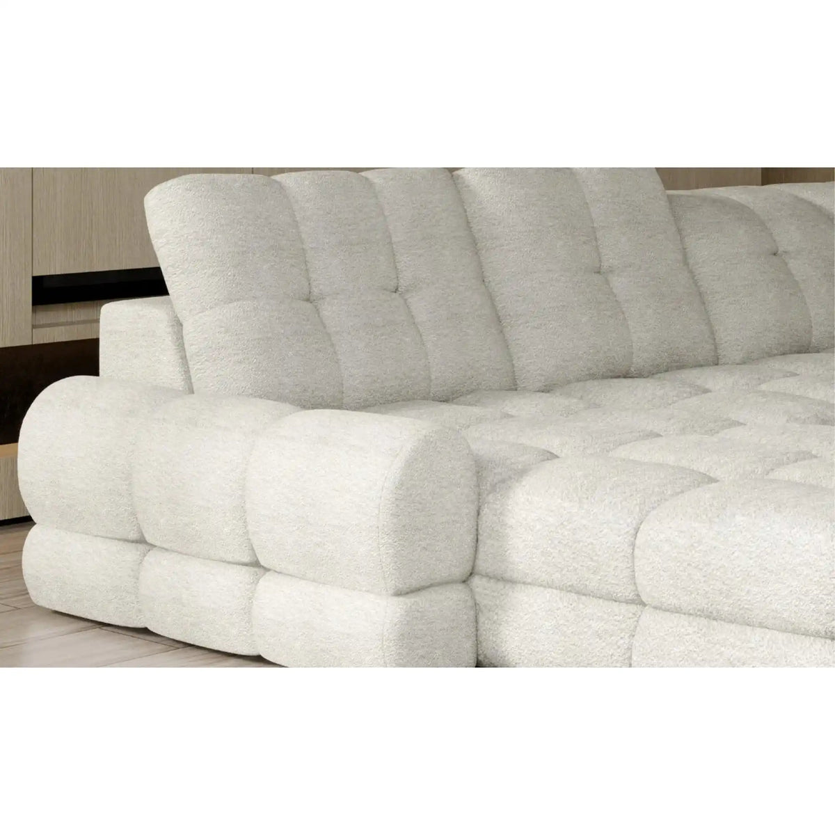 Coltar extensibil TOLLO XL , personalizabil materiale gama Premium, cu lada depozitare si reglaj electric, 400x217x105 cm