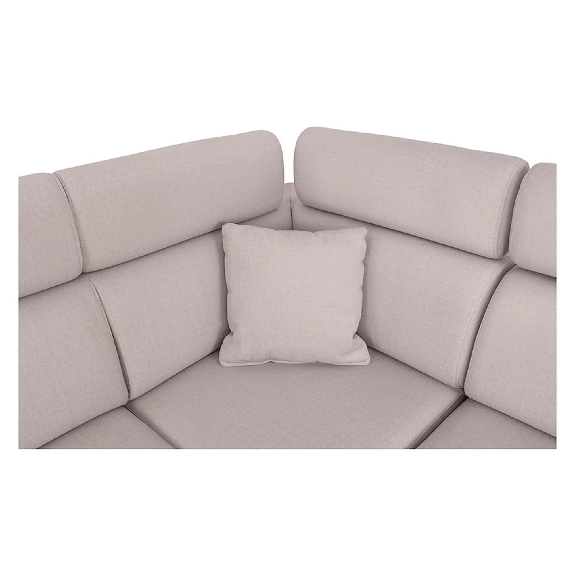 Coltar extensibil TULIO, sezlong stanga, stofa catifelata bej - Maya 01, cu lada depozitare, 245x215x92 cm