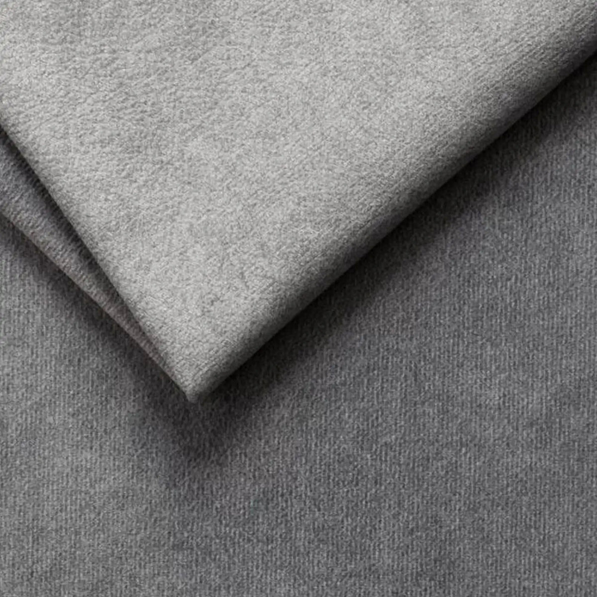 Coltar extensibil 160x200 VANILLA, sezlong dreapta, stofa catifelata gri - Salvador 14, Gama Premium, cu lada depozitare, 303x173x87 cm