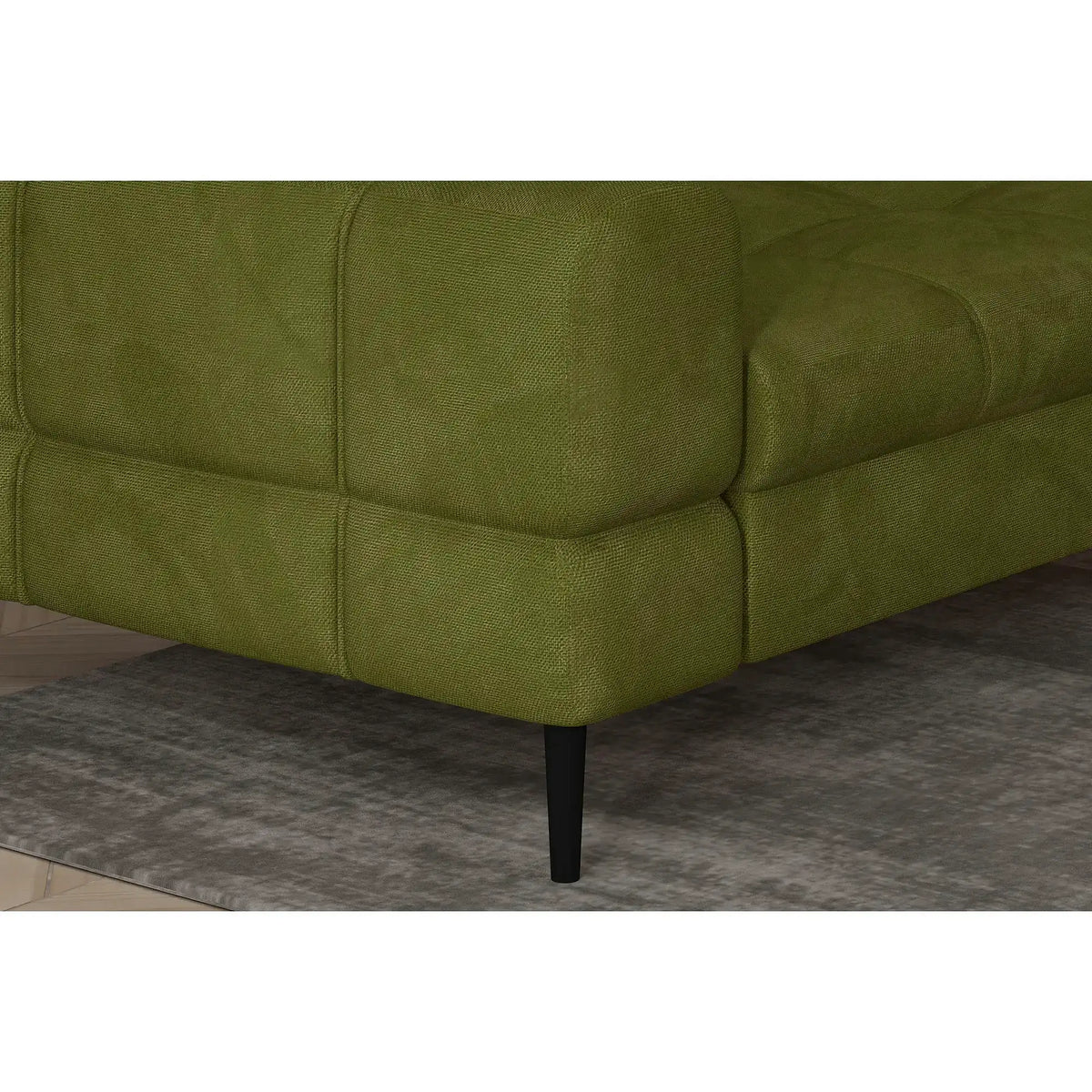 Coltar extensibil VOSS L, personalizabil, cu lada depozitare, 285x218x93 cm