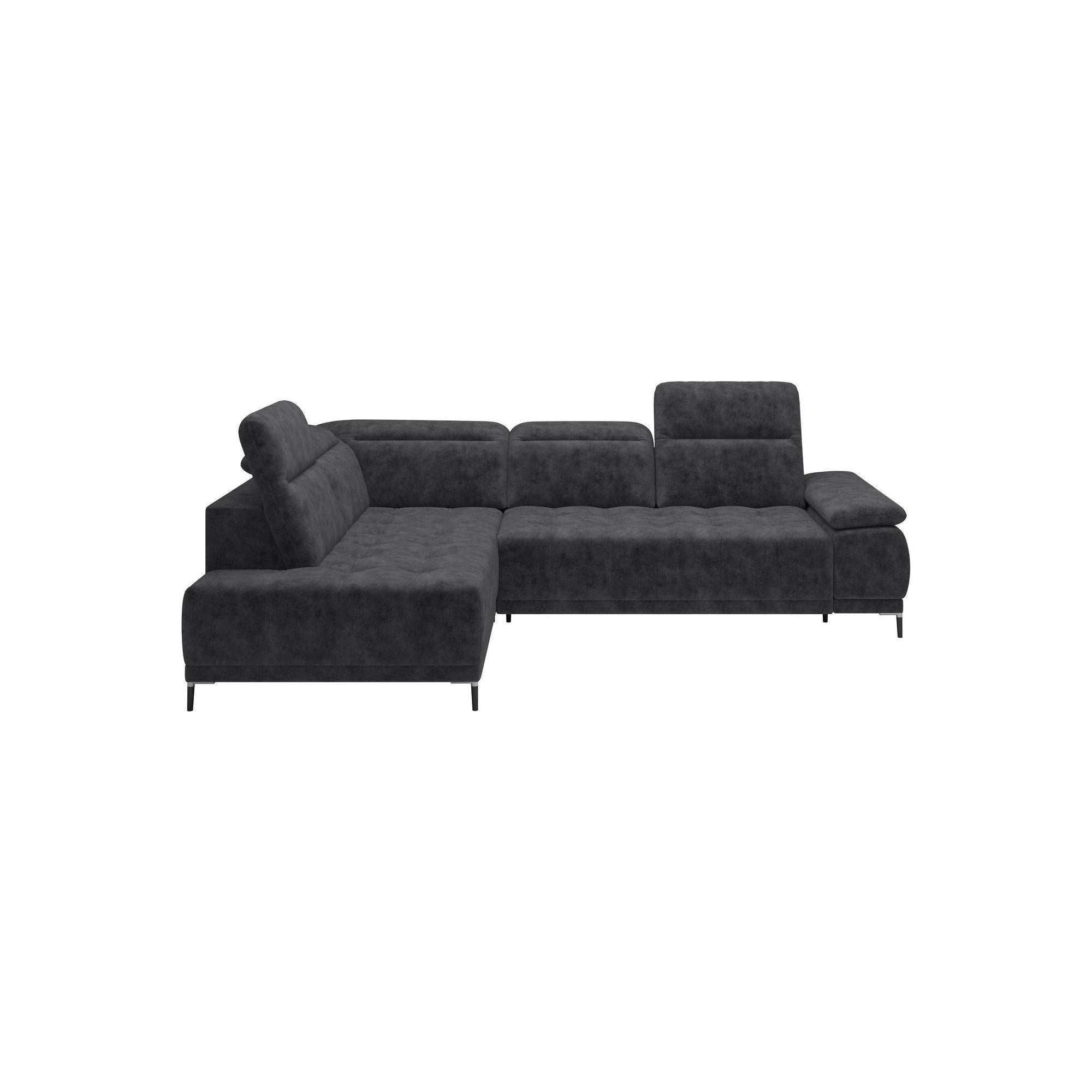 Coltar FOCUS L, personalizabil materiale gama Premium, cu reglaj electric si tetiere reglabile, 278x204x98 cm