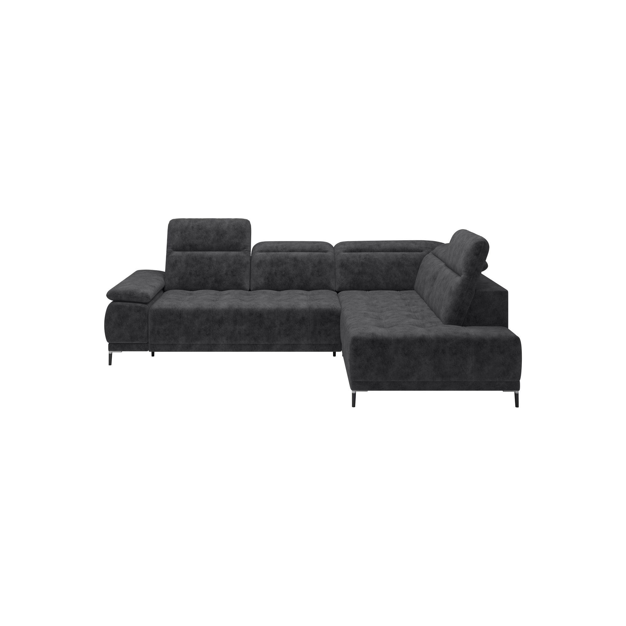 Coltar FOCUS L, personalizabil materiale gama Premium, cu reglaj electric si tetiere reglabile, 278x204x98 cm