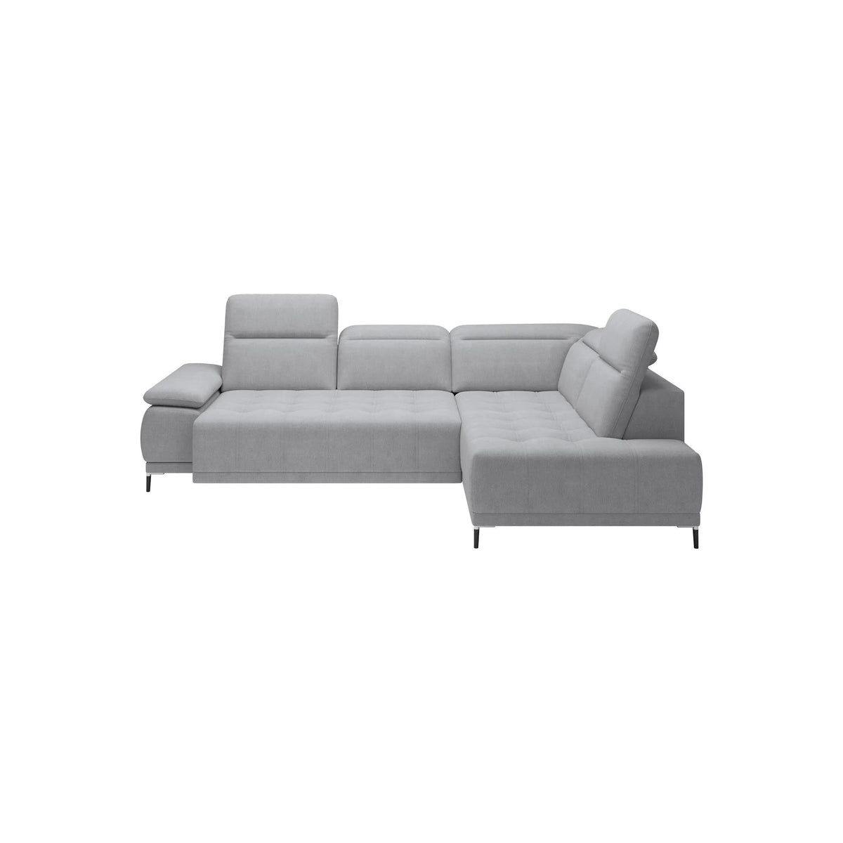 Coltar FOCUS L, personalizabil materiale gama Premium, cu reglaj electric si tetiere reglabile, 278x204x98 cm