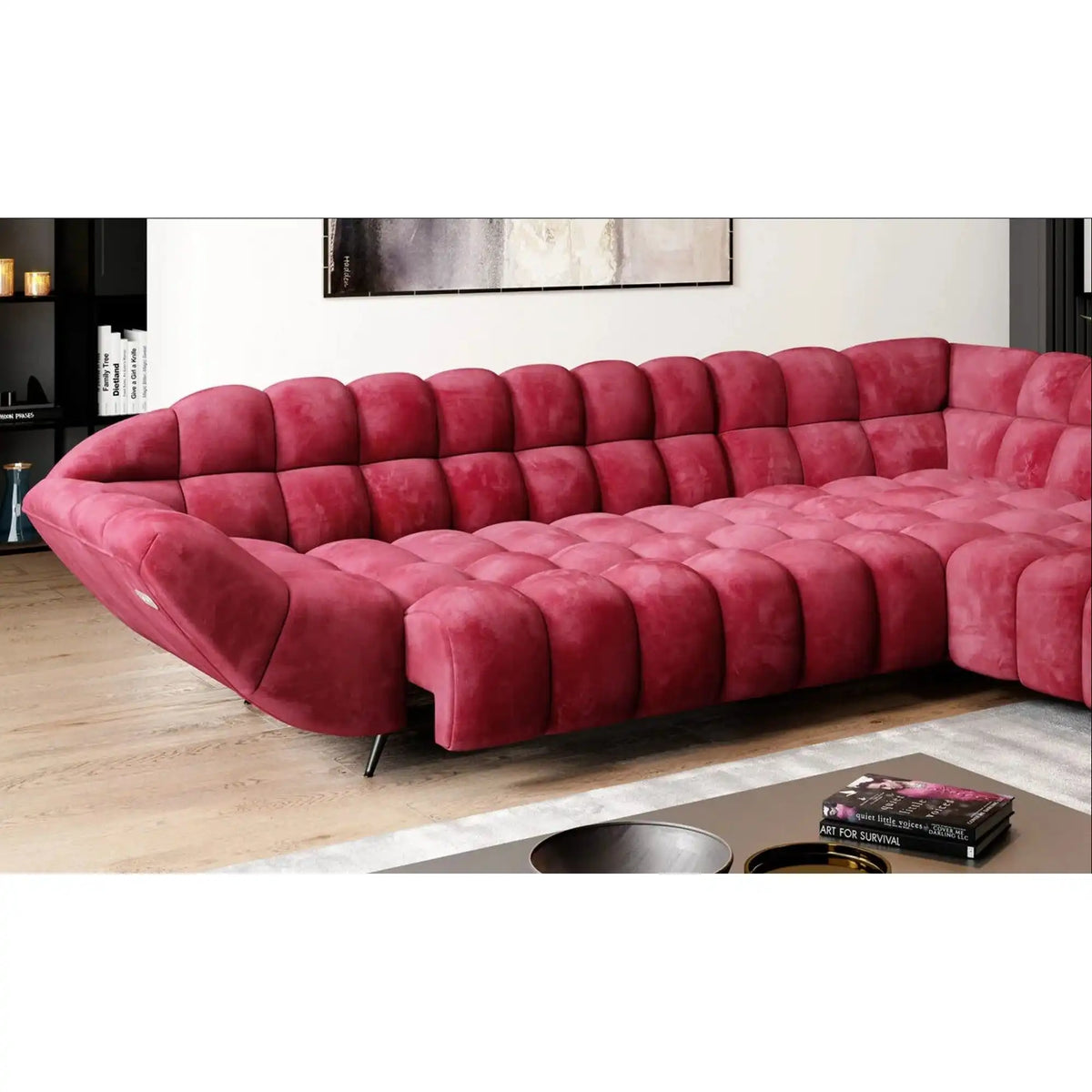 Coltar GAPPA, personalizabil materiale gama Premium, cu reglaj electric, 278x197x83 cm