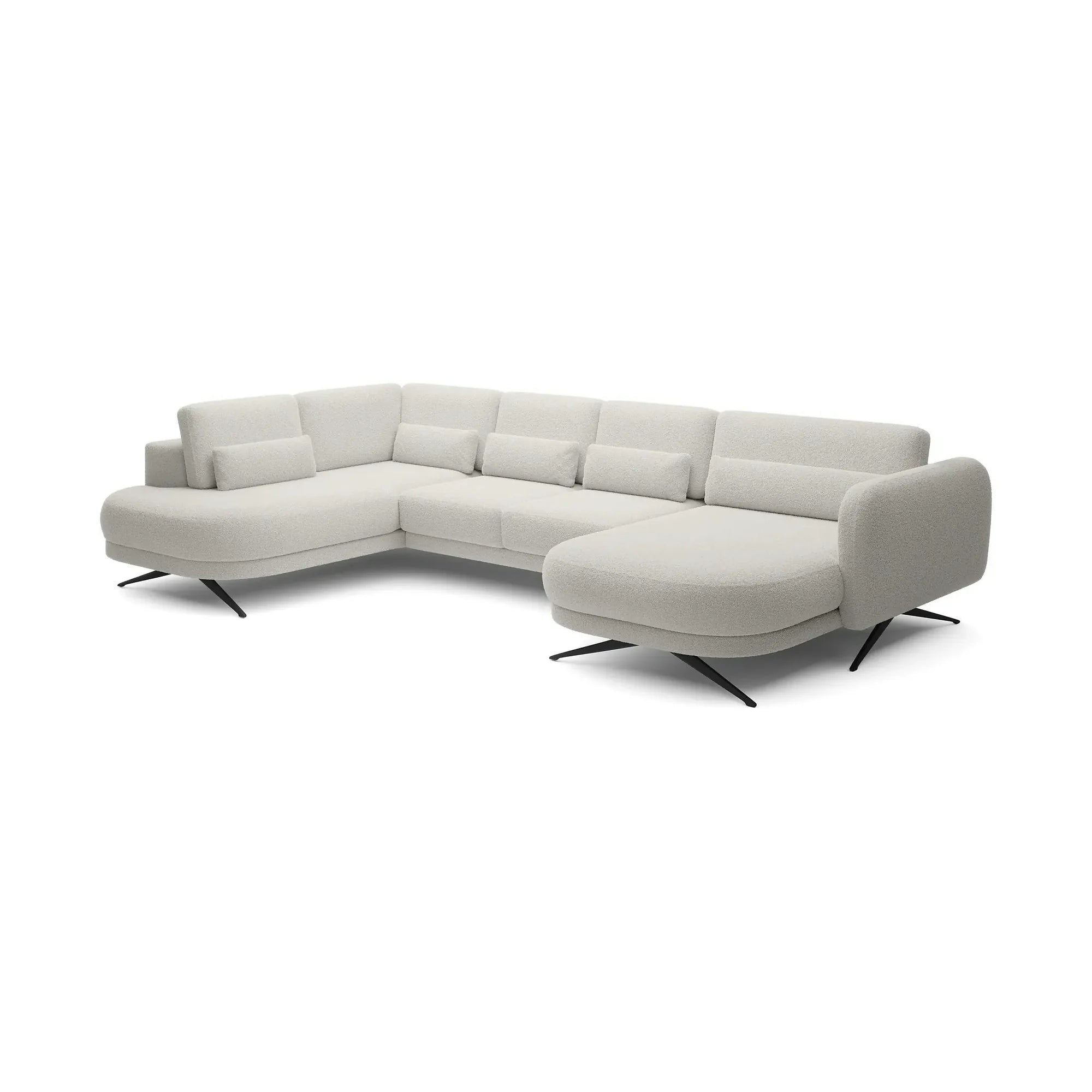 Coltar ILUSIO XL, personalizabil, cu reglaj electric si tetiere reglabile, 346x205x104 cm