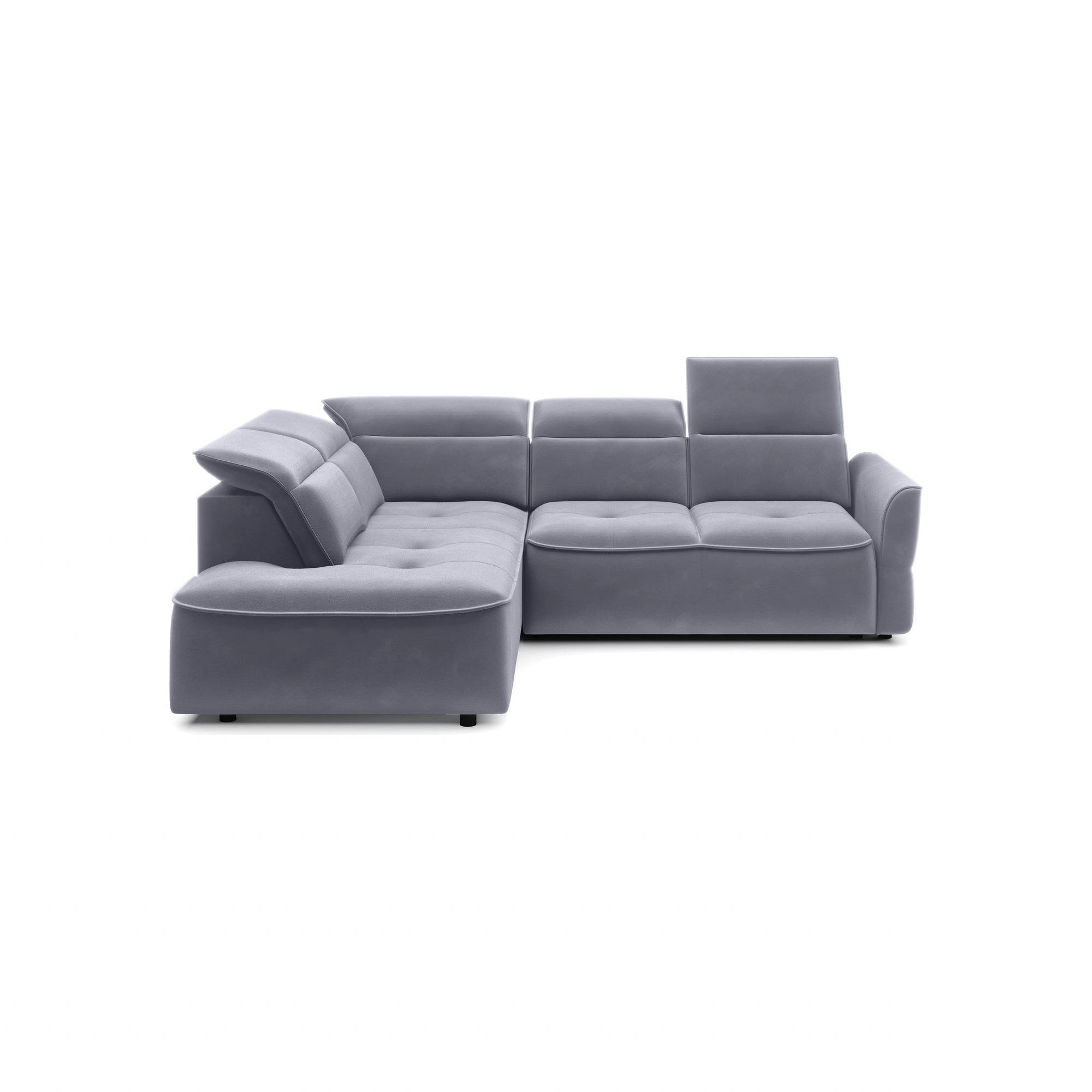 Coltar MURILLO L, personalizabil materiale gama Premium, cu reglaj electric, tetiere reglabile si lada depozitare, 261x218x100 cm