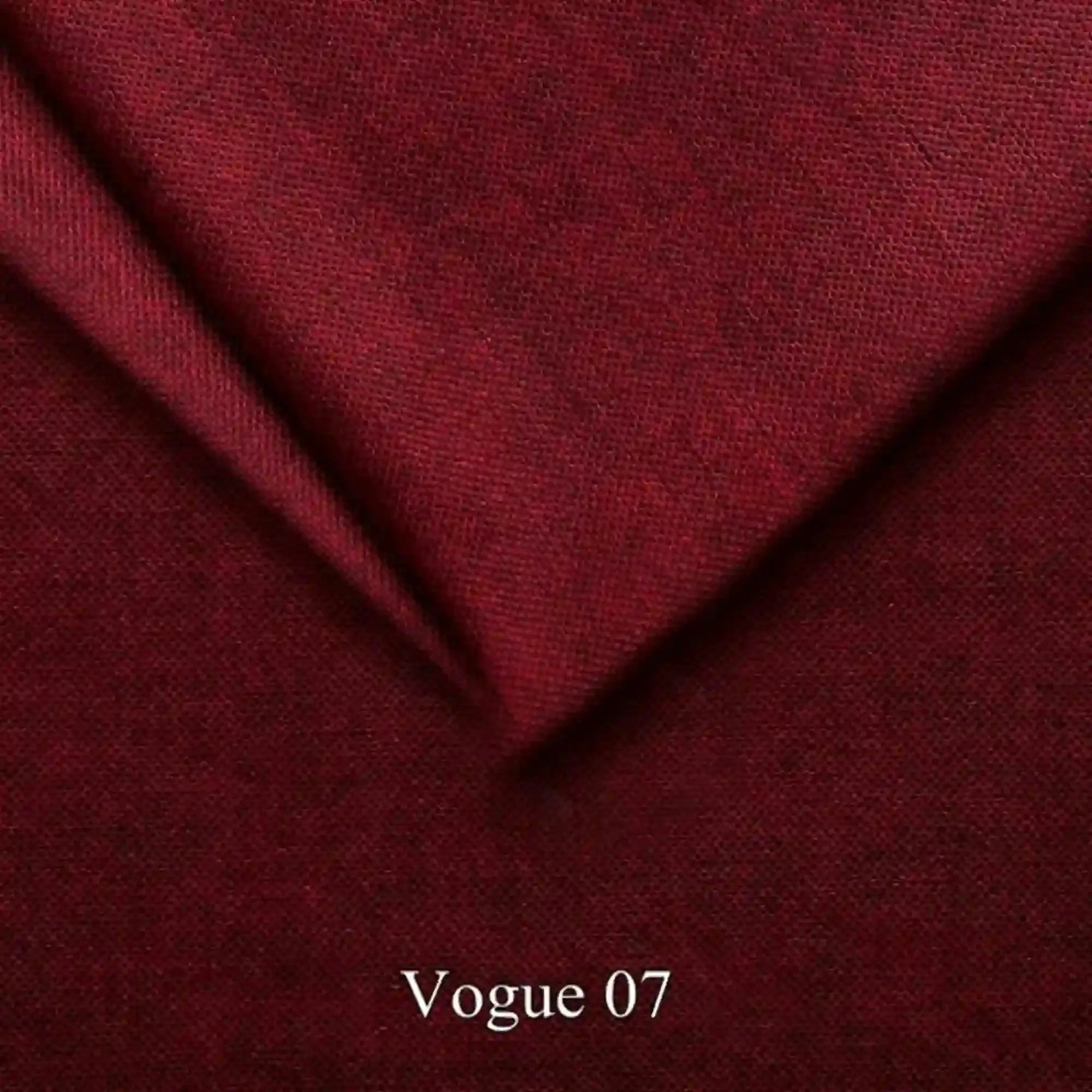 Coltar PLAZA L, sezlong dreapta, stofa catifelata rosu - Vogue 7, cu reglaj electric si tetiere reglabile, 300x216x99 cm