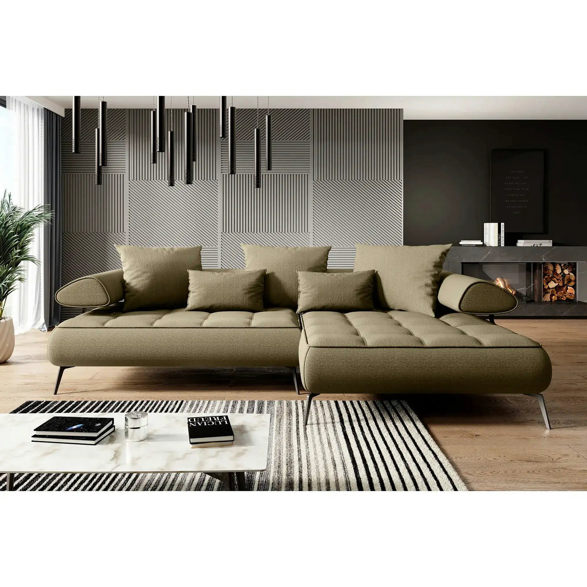 Coltar SELEDO MINI, personalizabil, cu reglaj electric, 280x190x84 cm