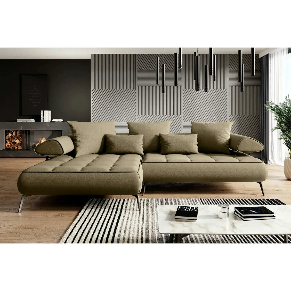 Coltar SELEDO MINI, personalizabil, cu reglaj electric, 280x190x84 cm