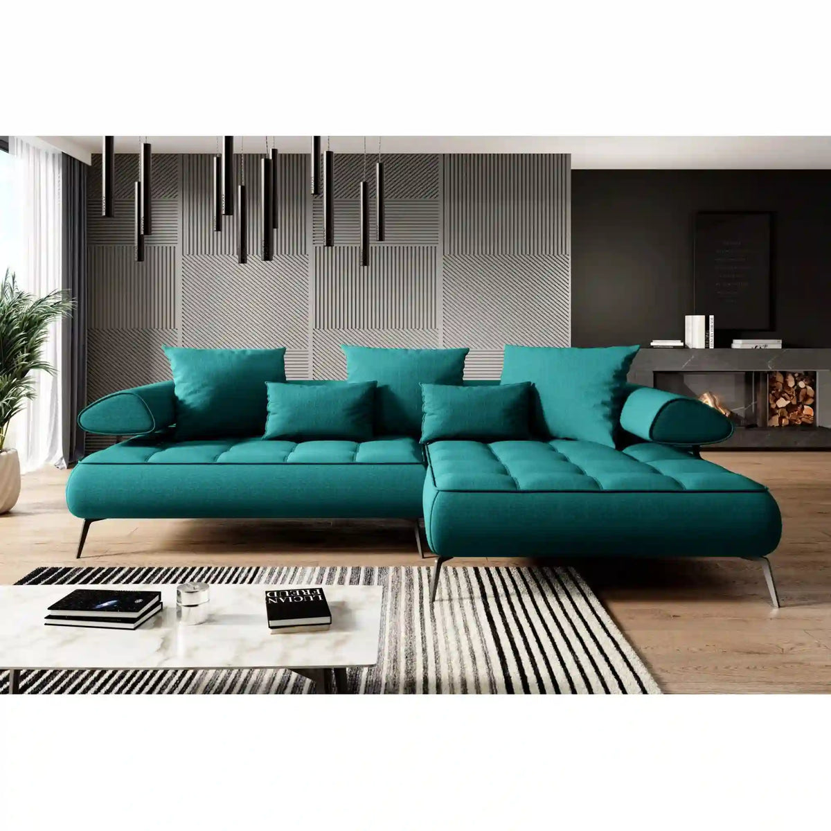 Coltar SELEDO MINI, personalizabil materiale gama Oferta Avantaj, cu reglaj electric, 280x190x84 cm