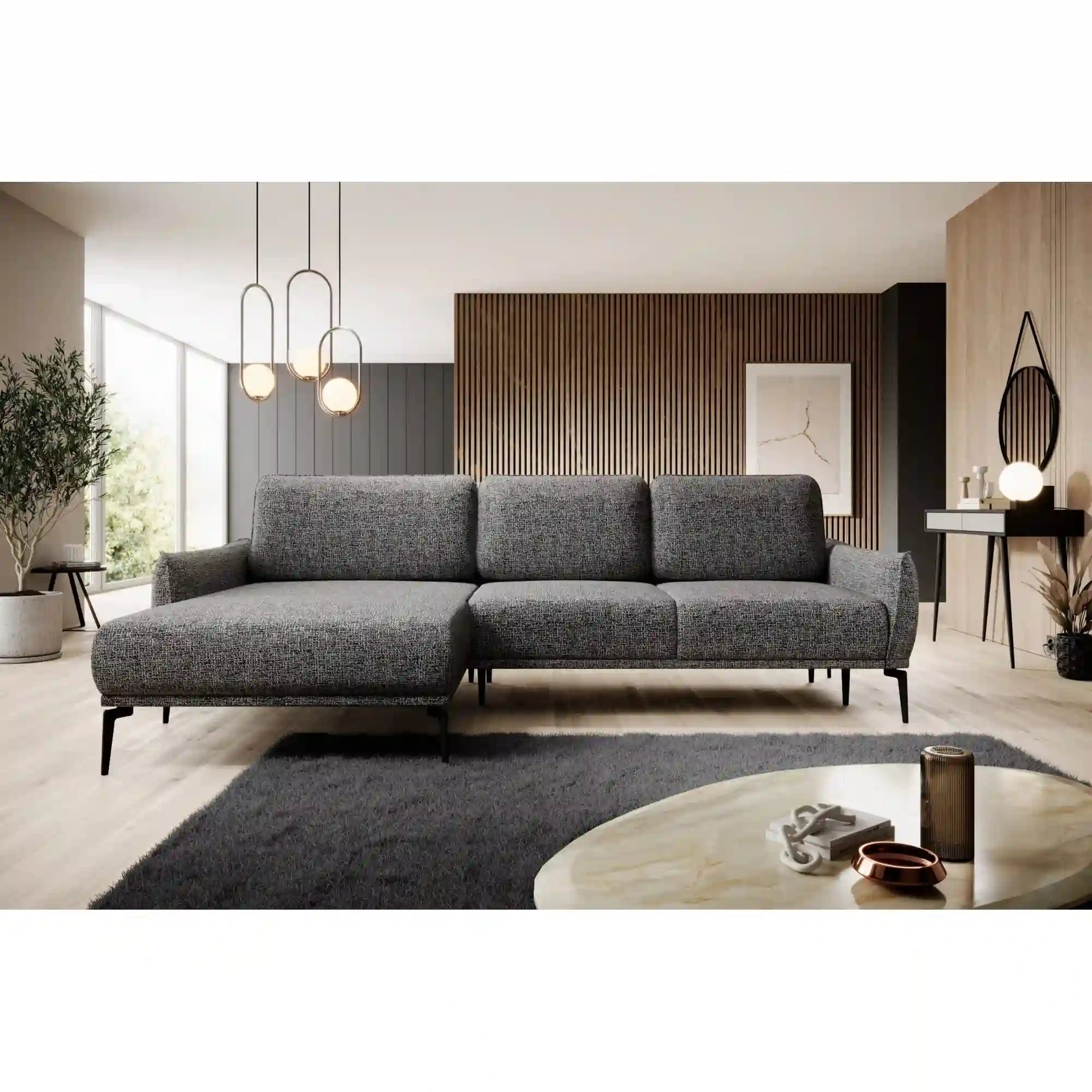 Coltar Storm Mini, personalizabil materiale gama Oferta Avantaj, cu reglaj electric, 280x189x102 cm